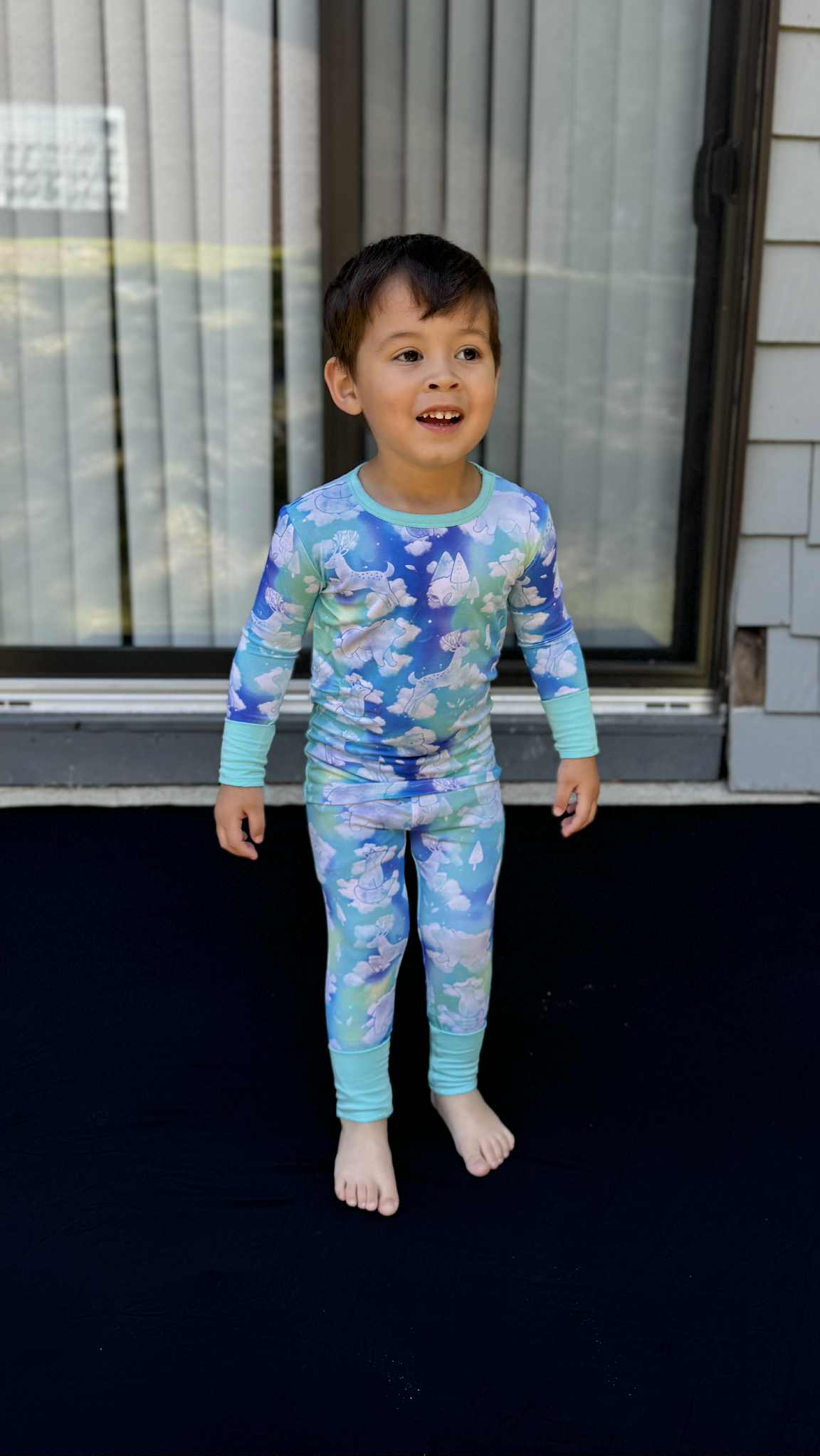 “Cloudland Forest Friends” Two-Piece Pajamas