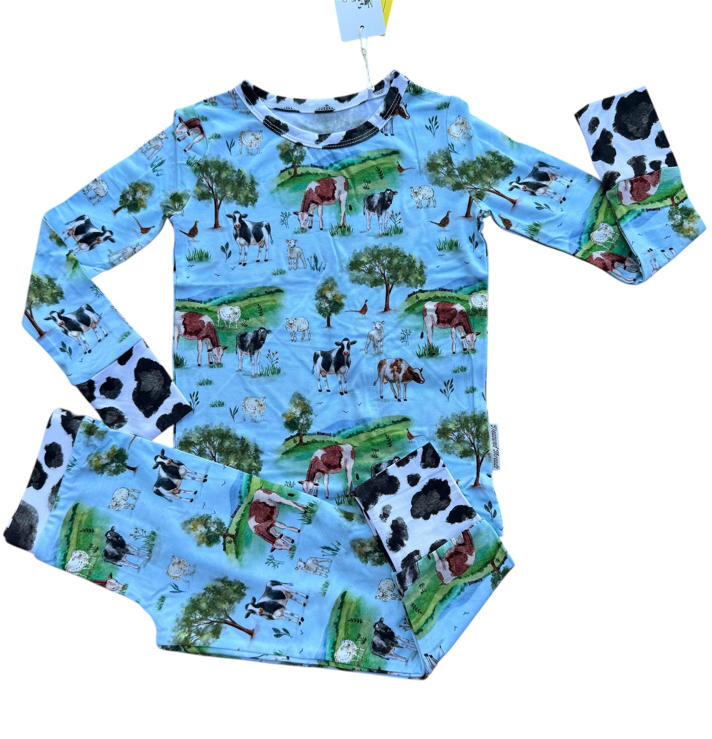 “Cows” Two-Piece Pajamas