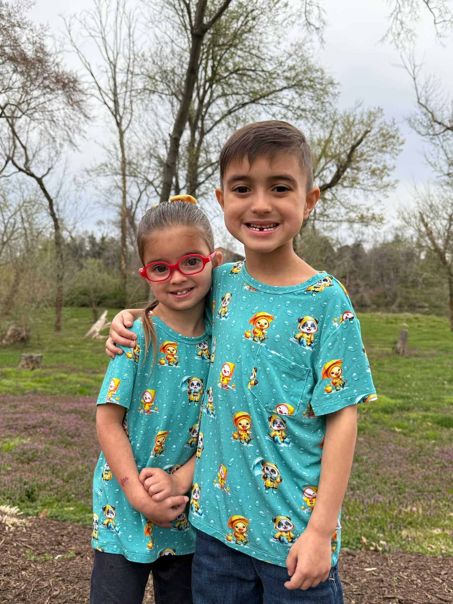 Spring Showers Pocket T-Shirt