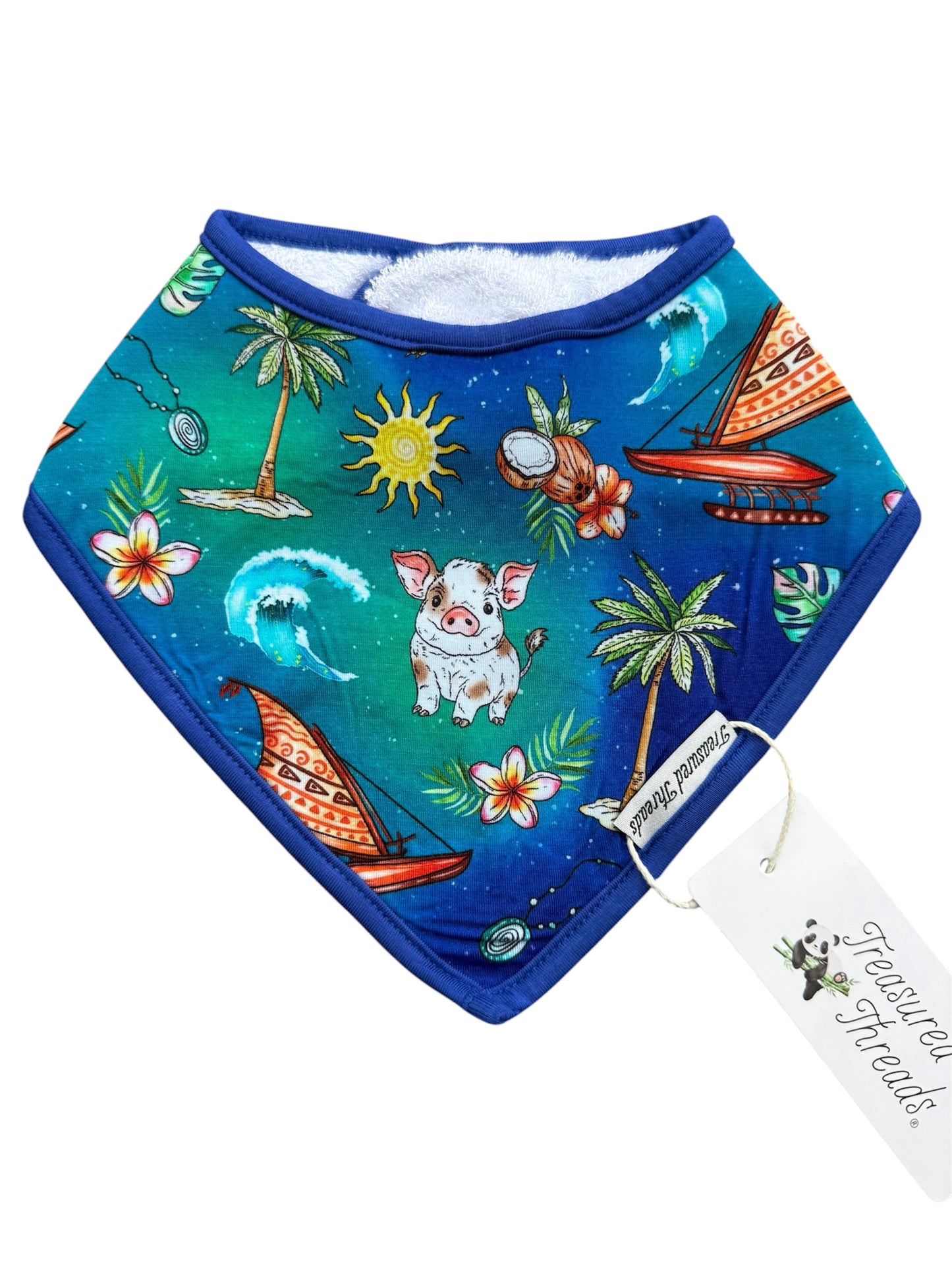 “Oceans Calling” Drool Bib