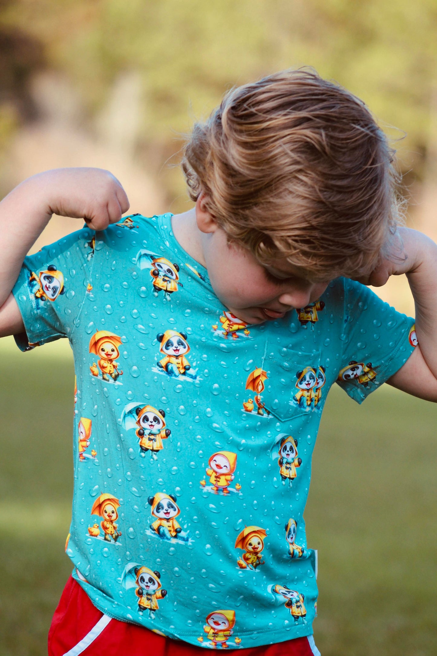 Spring Showers Pocket T-Shirt
