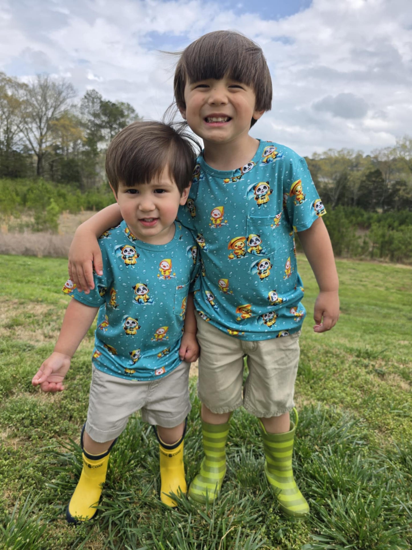 Spring Showers Pocket T-Shirt