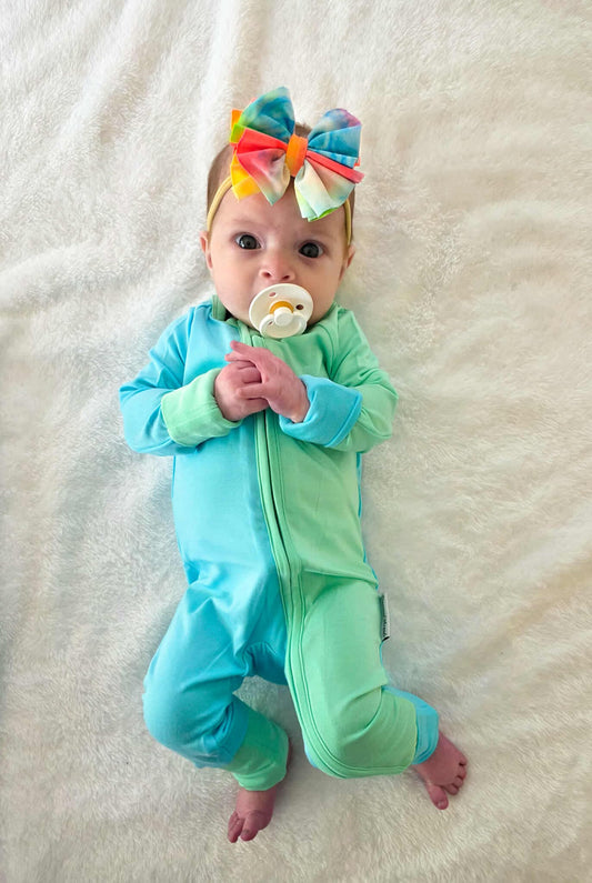 “Color Block Pop” Zippy