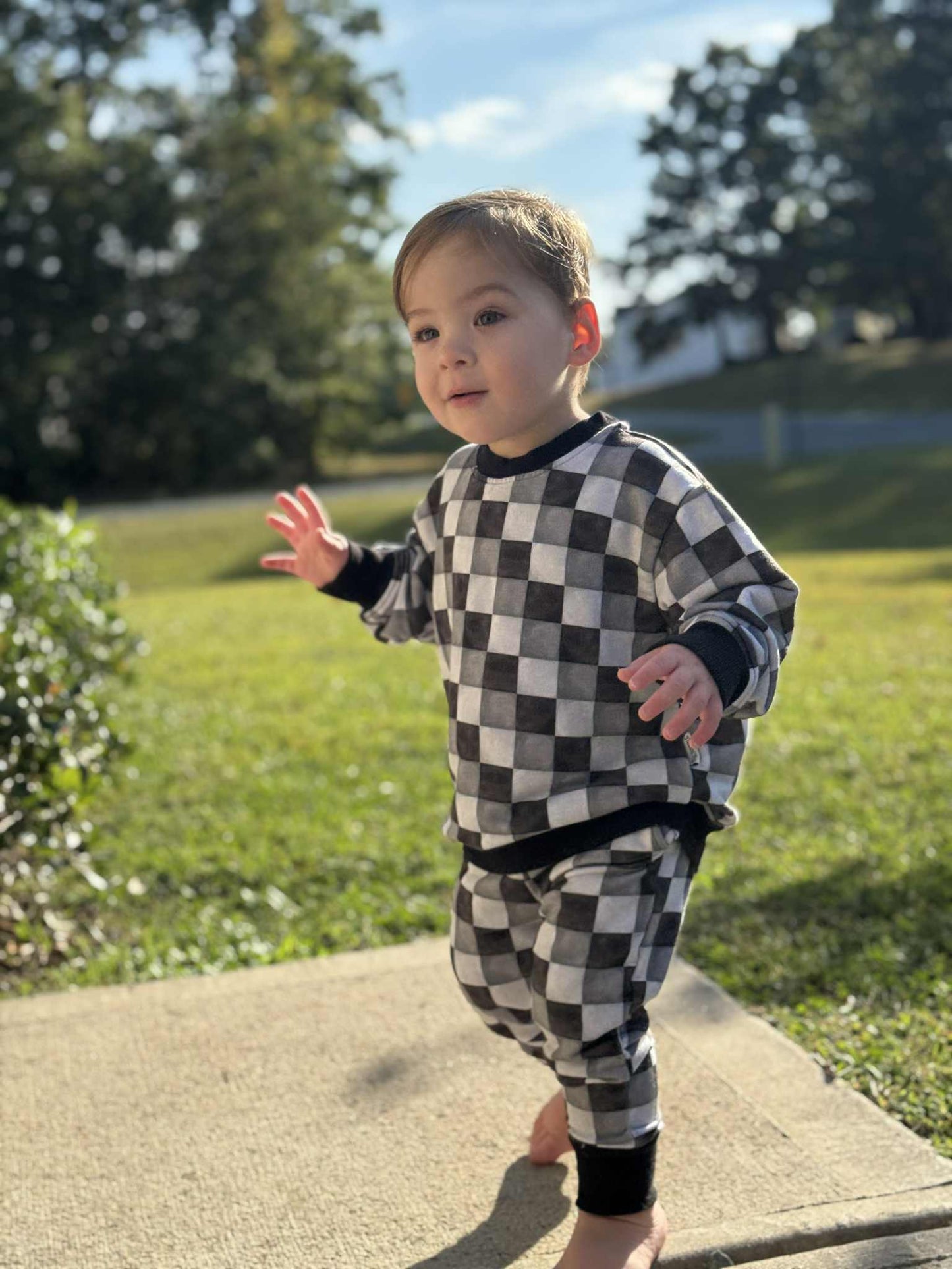 “Checkmate” Jogger Set