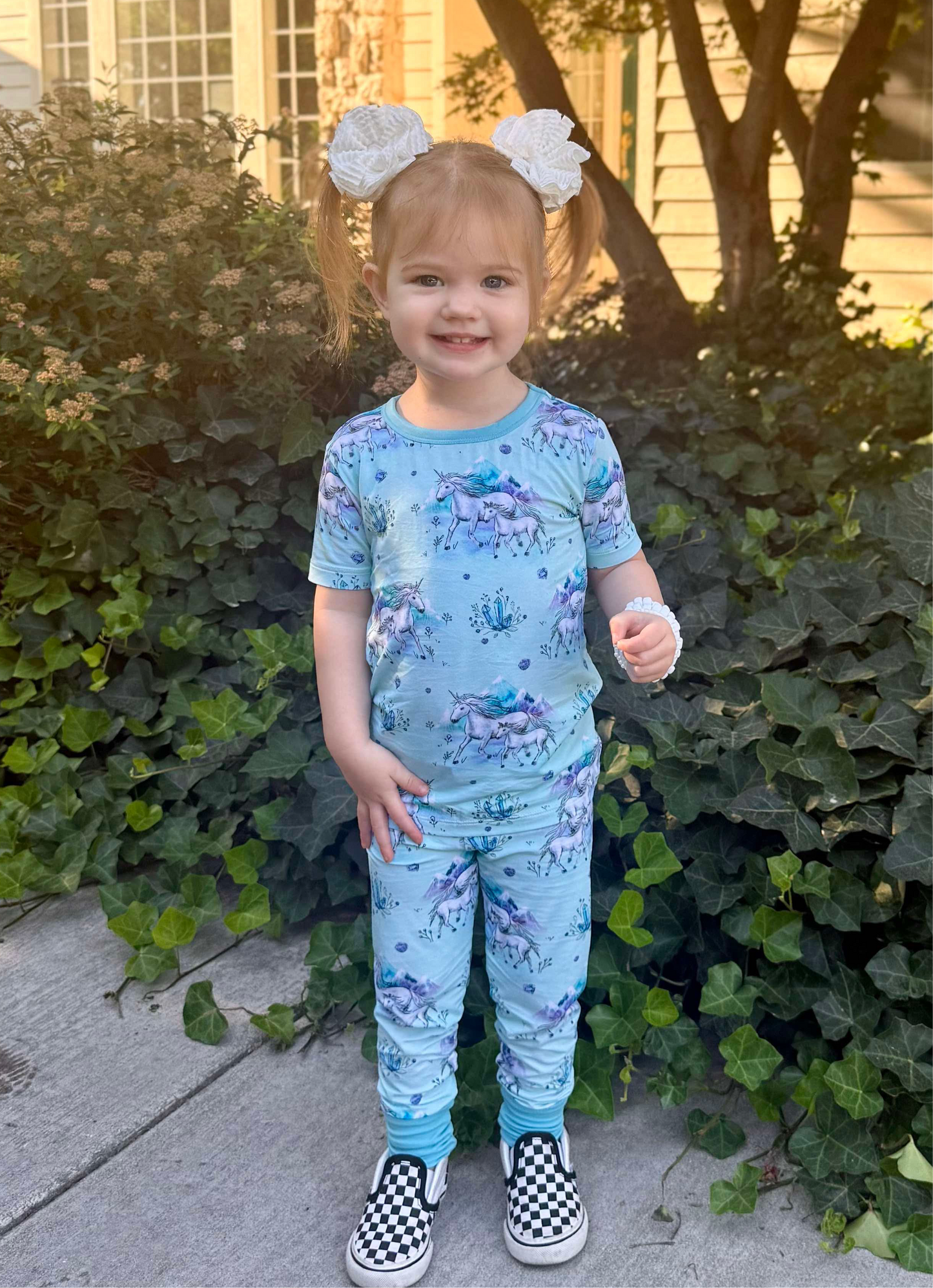 “Unicorns Dreamstone” Two-Piece Pajamas