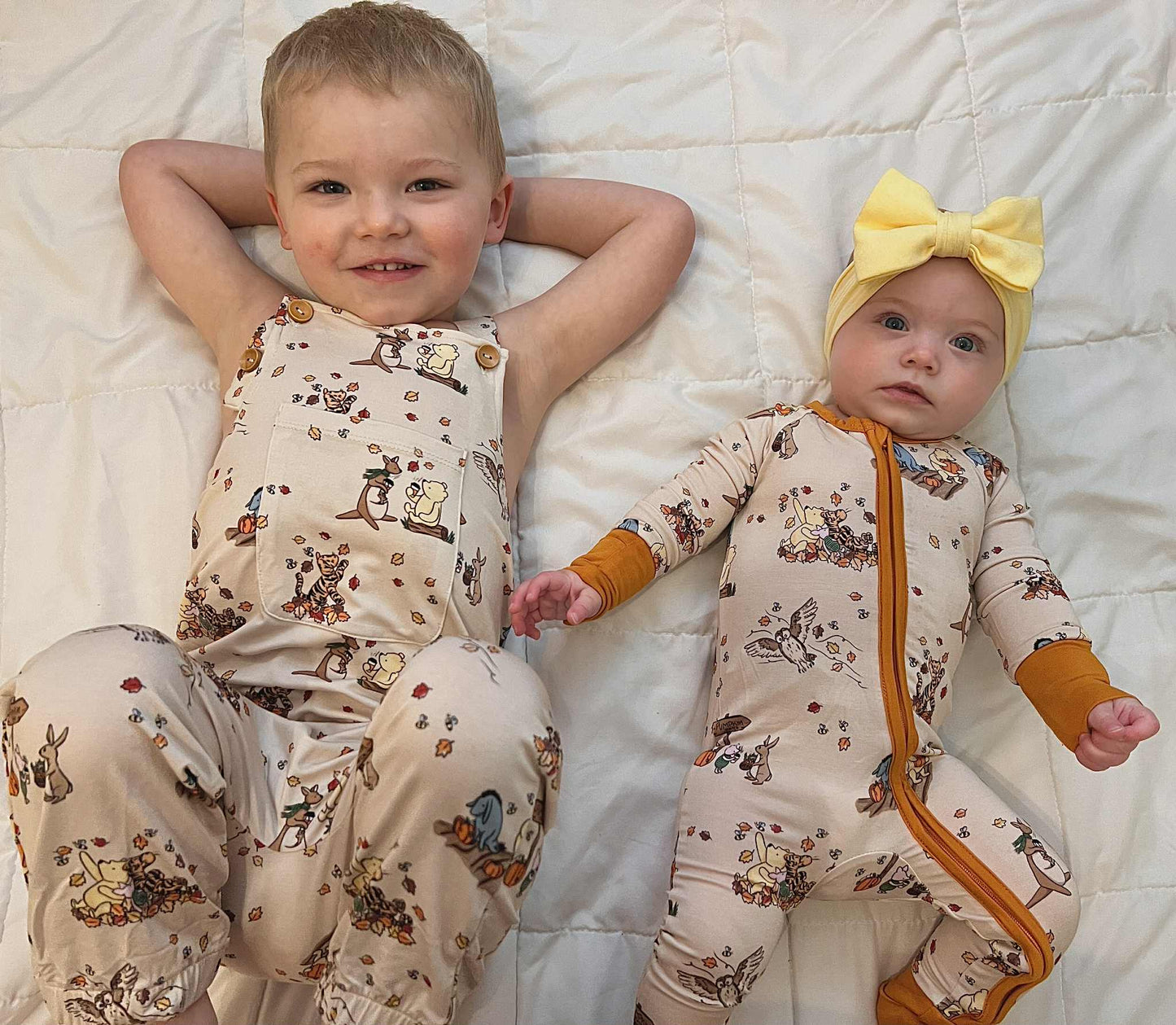 “Fallin’ for Pooh” Overalls (overalls only)