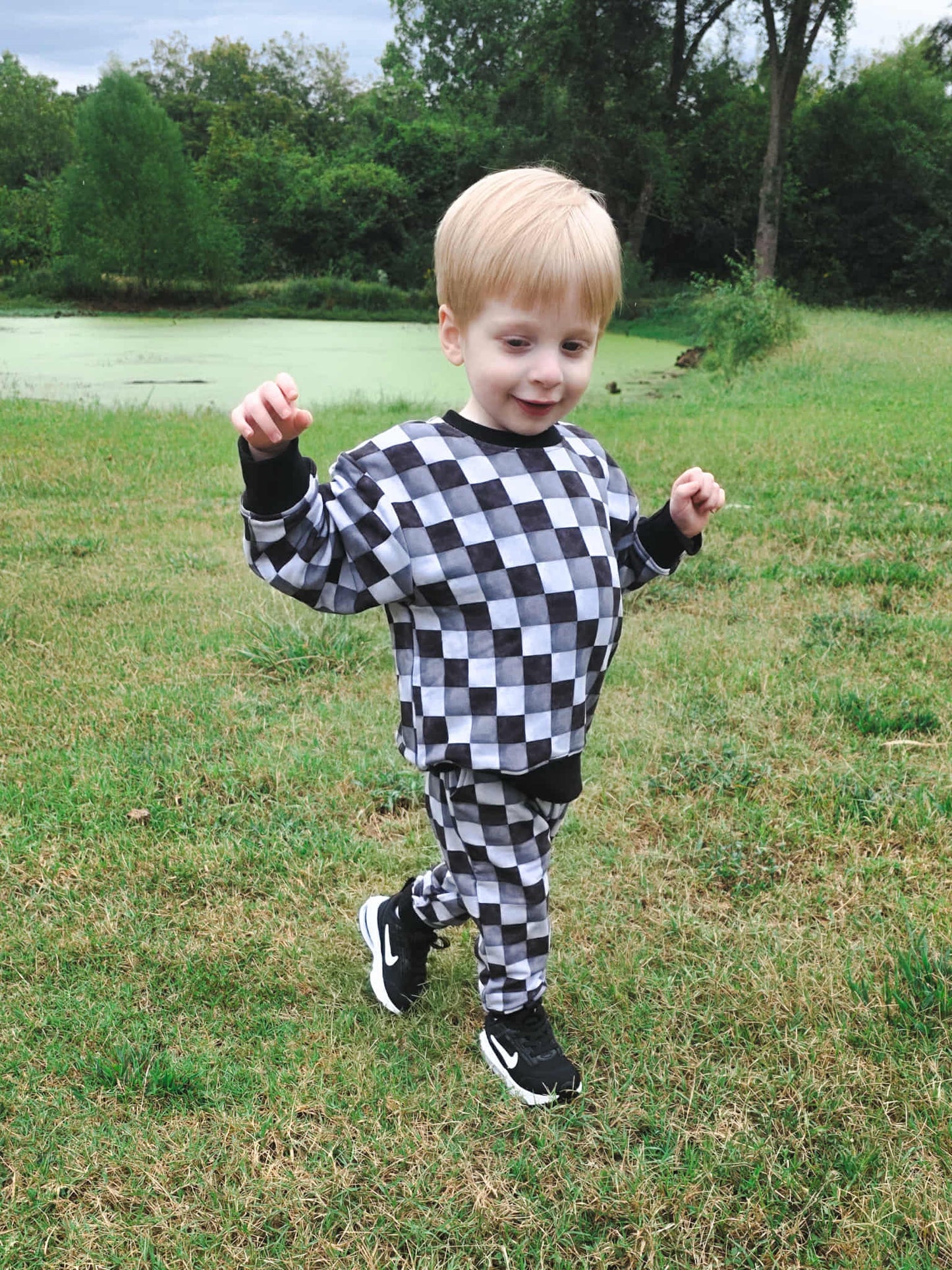“Checkmate” Jogger Set