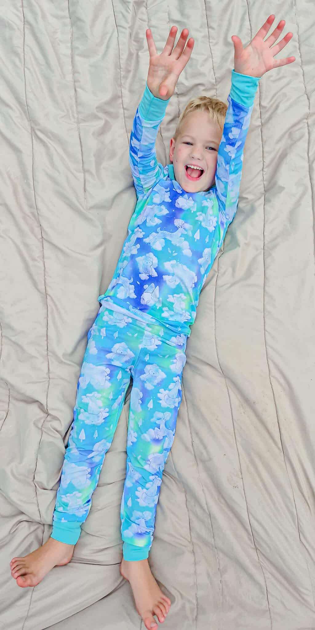 “Cloudland Forest Friends” Two-Piece Pajamas