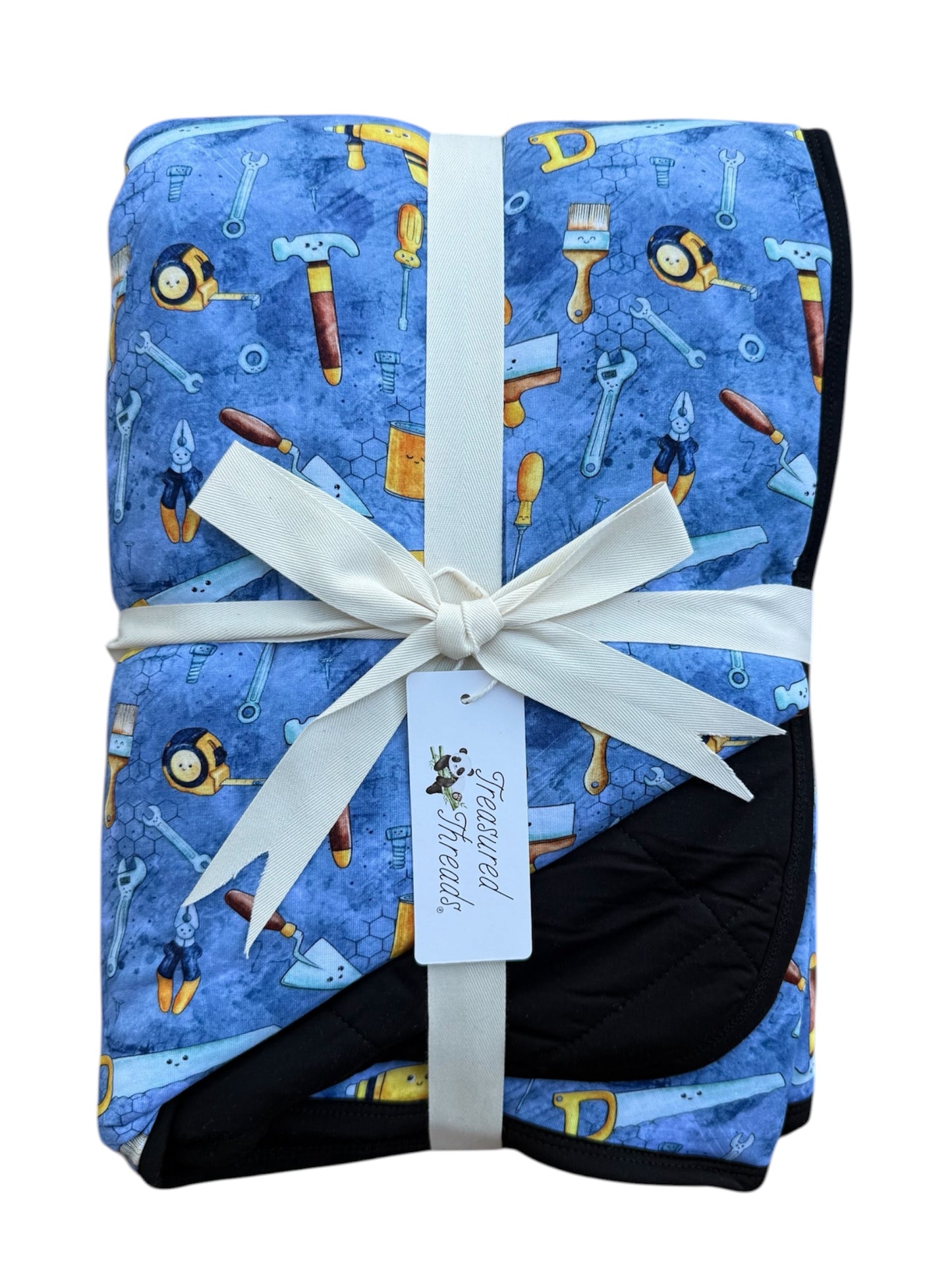 “Tools” Quilted Blanket