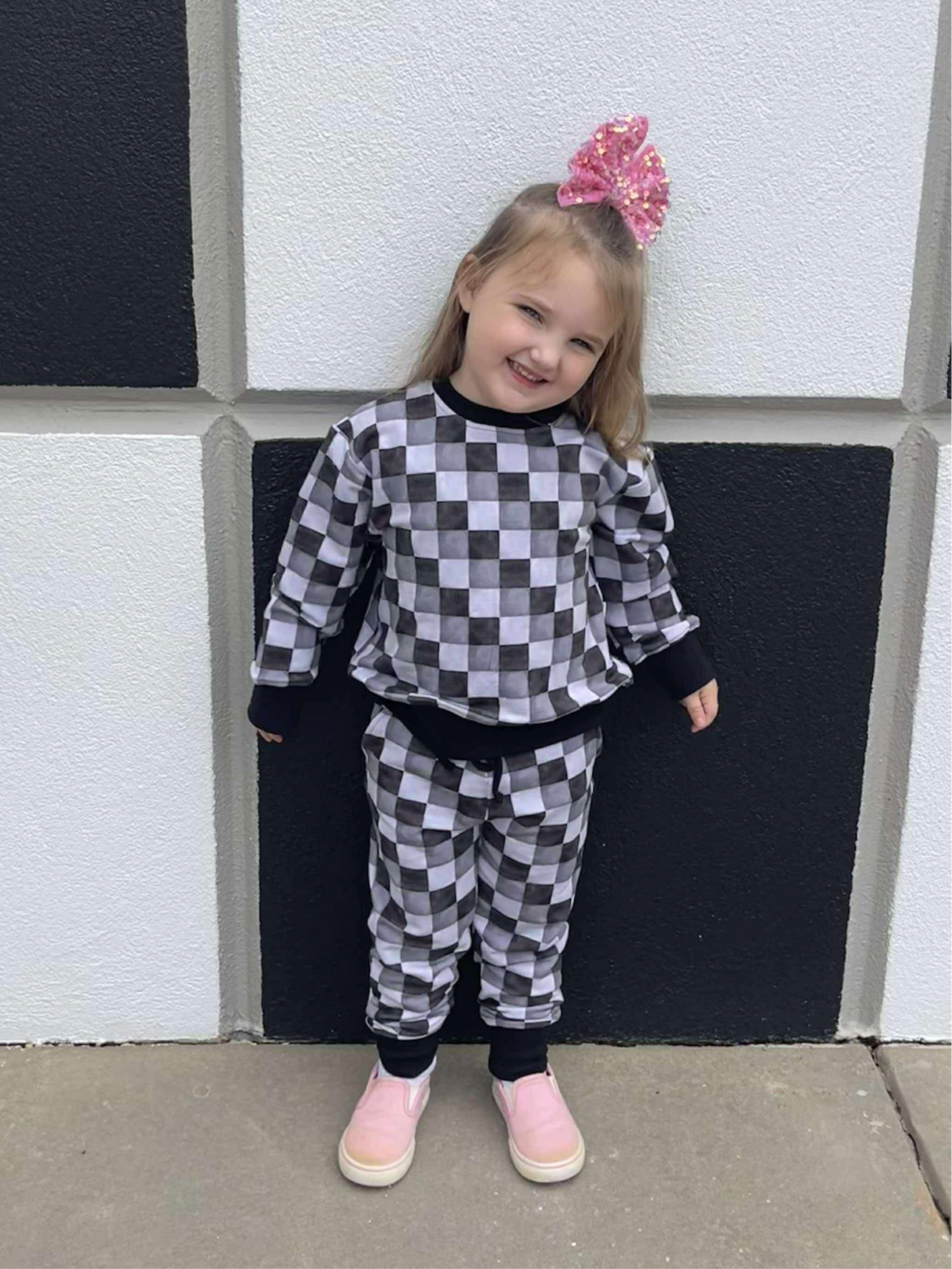 “Checkmate” Jogger Set