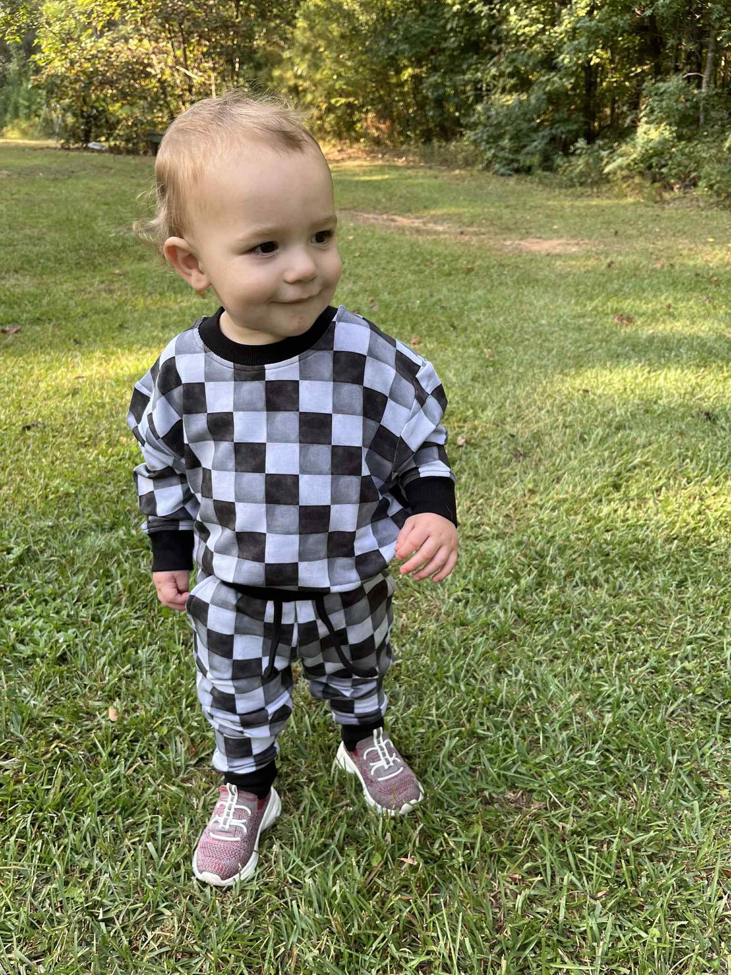 “Checkmate” Jogger Set