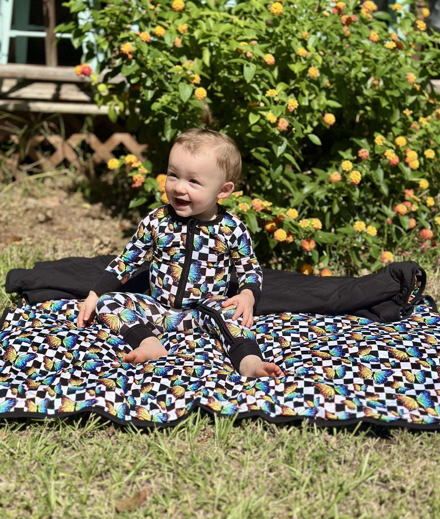 “The Clark Spark ~ Wired for Wonder” Quilted Blanket