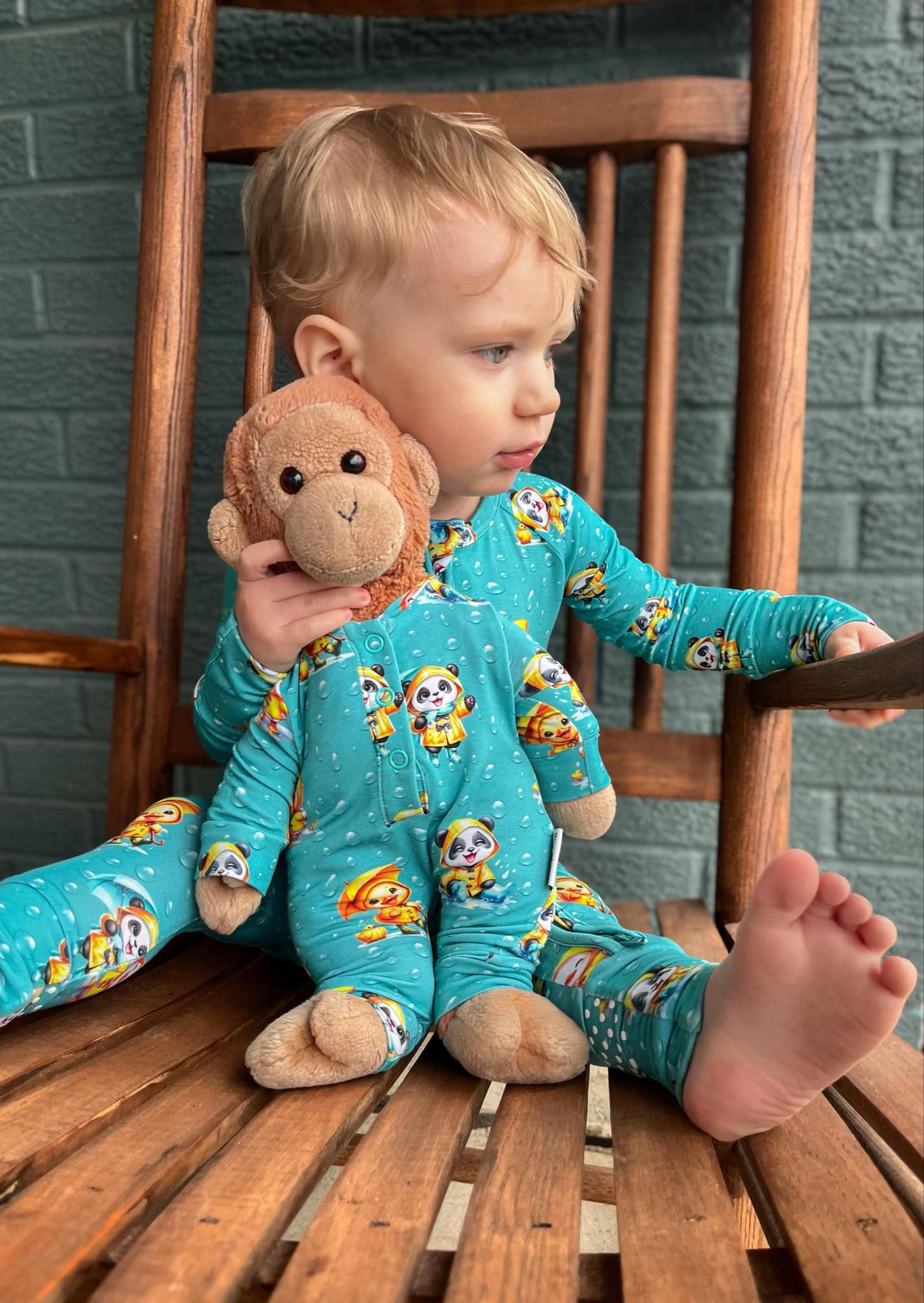 Spring Showers Doll Romper
