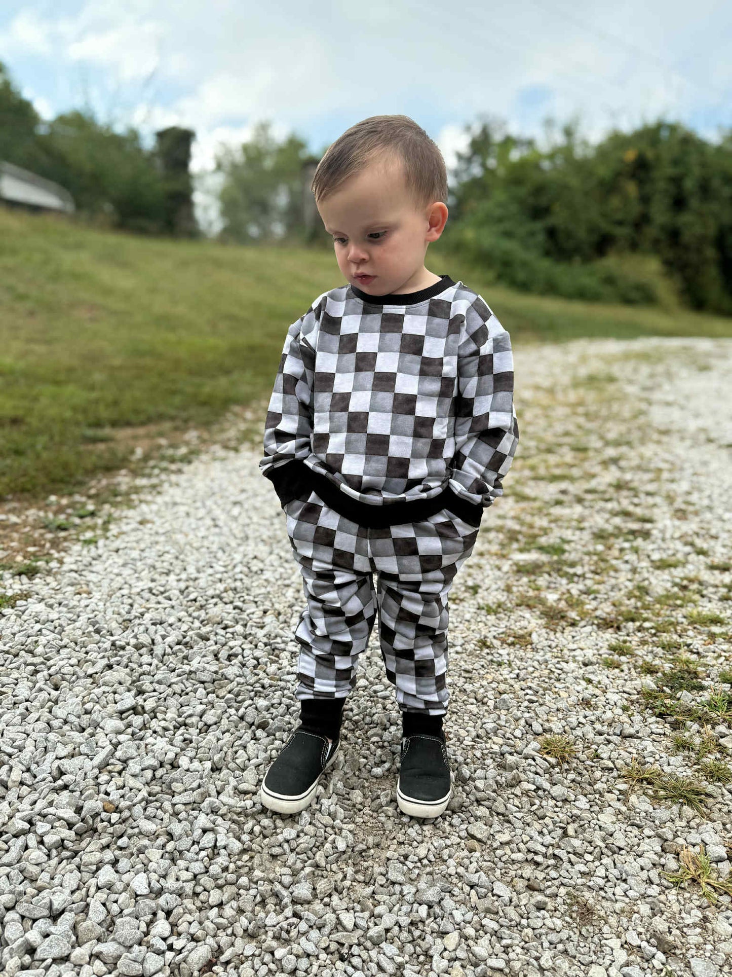 “Checkmate” Jogger Set