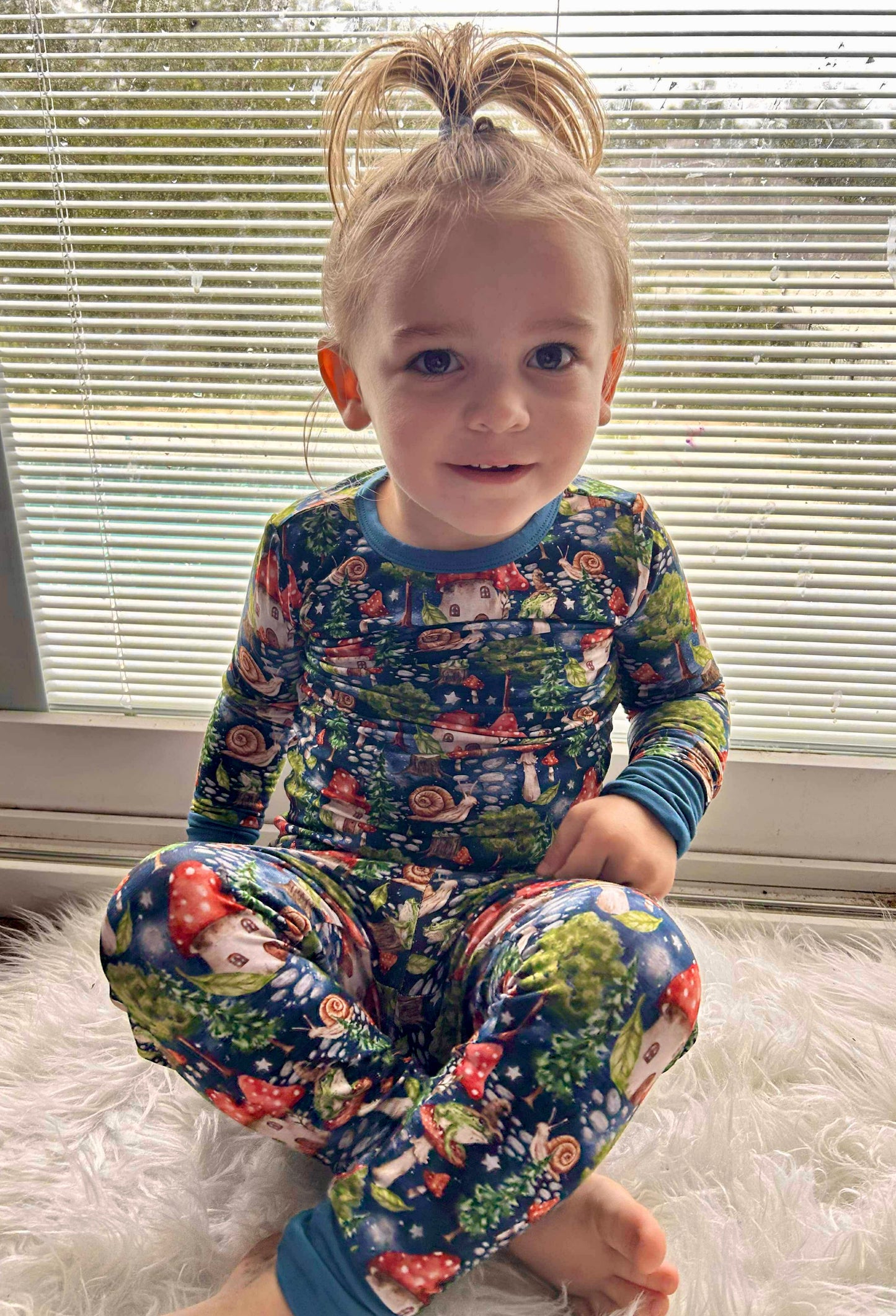 “Enchanted Mushroom Forest” Two-Piece Pajamas