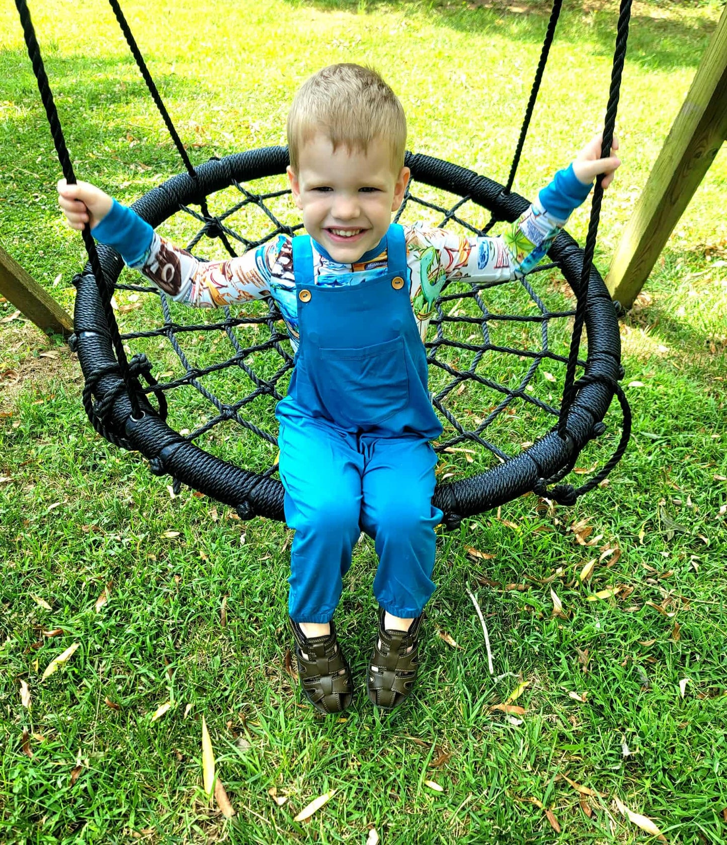 Solid Blue Overalls (overalls only)