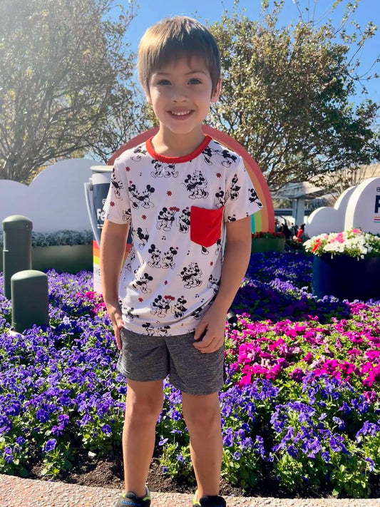 Steamboat Willie’s Timeless Romance Pocket T-Shirt