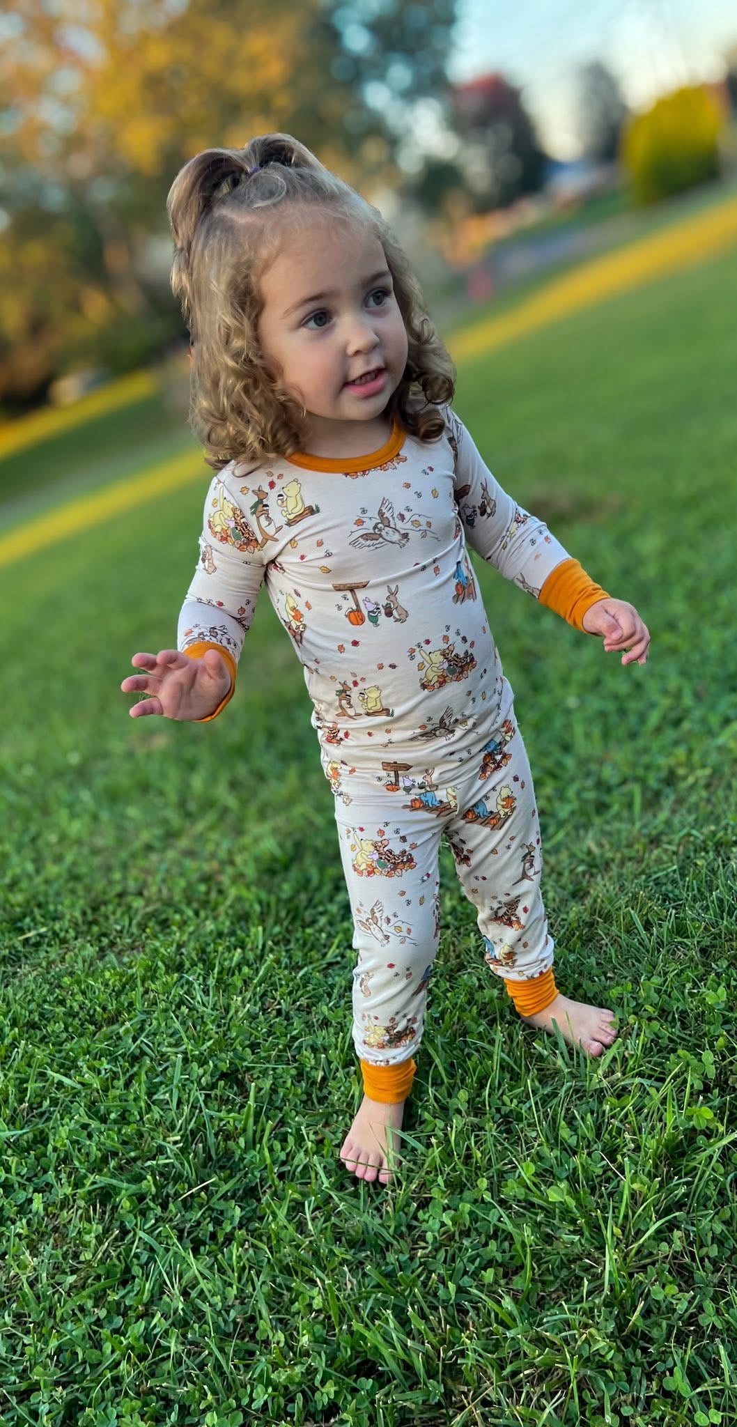 “Fallin’ for Pooh” Two-Piece Pajamas