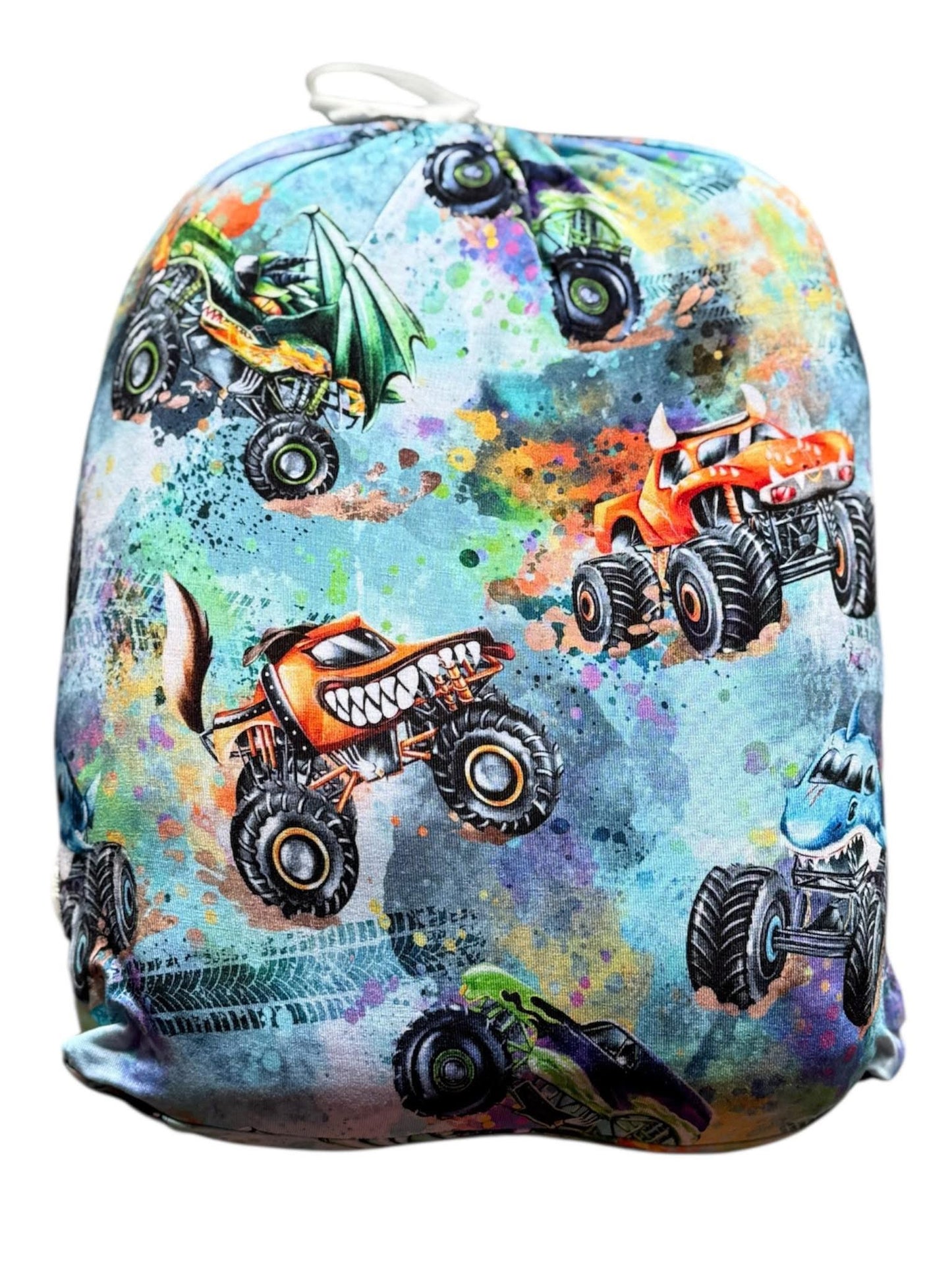 “Monster Truck Mayhem” Twin Sheets with Pillow Case
