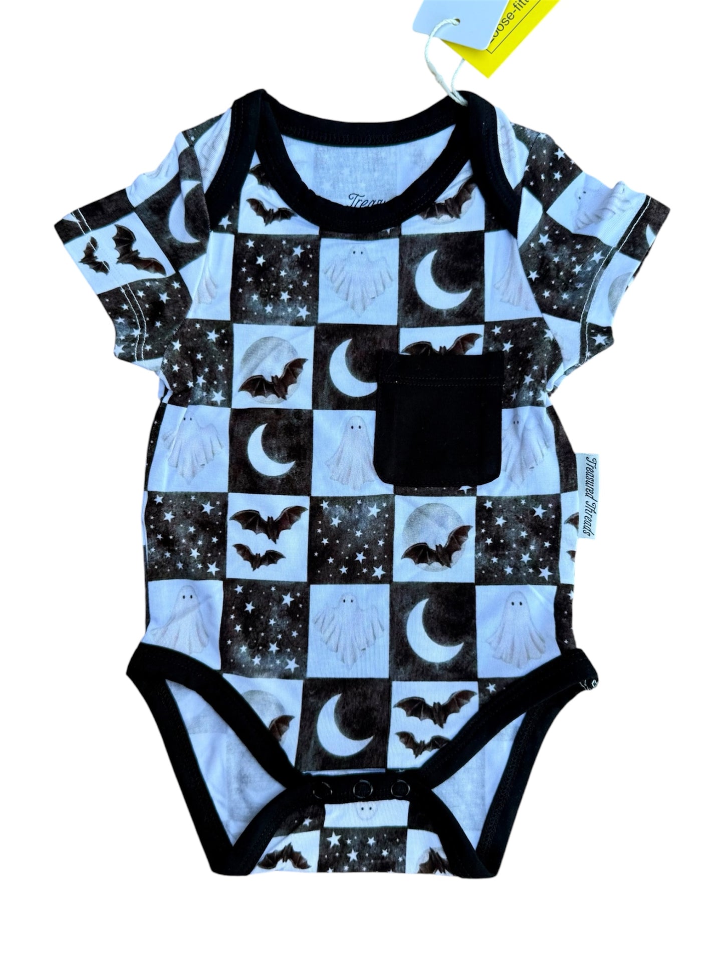 Spooky Starlight Short Sleeved Bodysuit