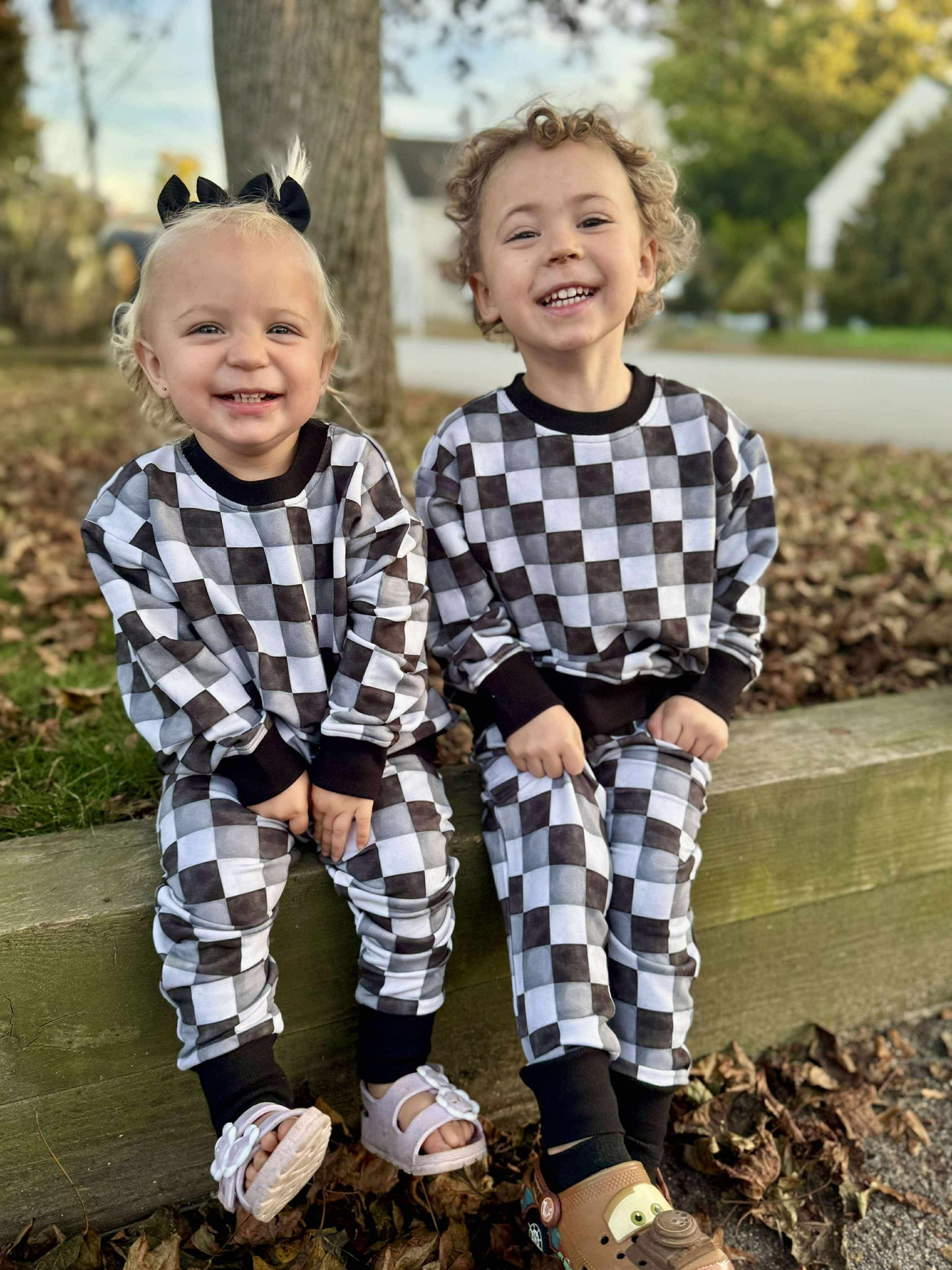 “Checkmate” Jogger Set