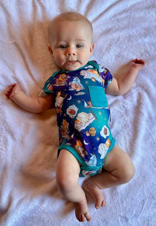 100 Akre Dreams Short Sleeved Bodysuit