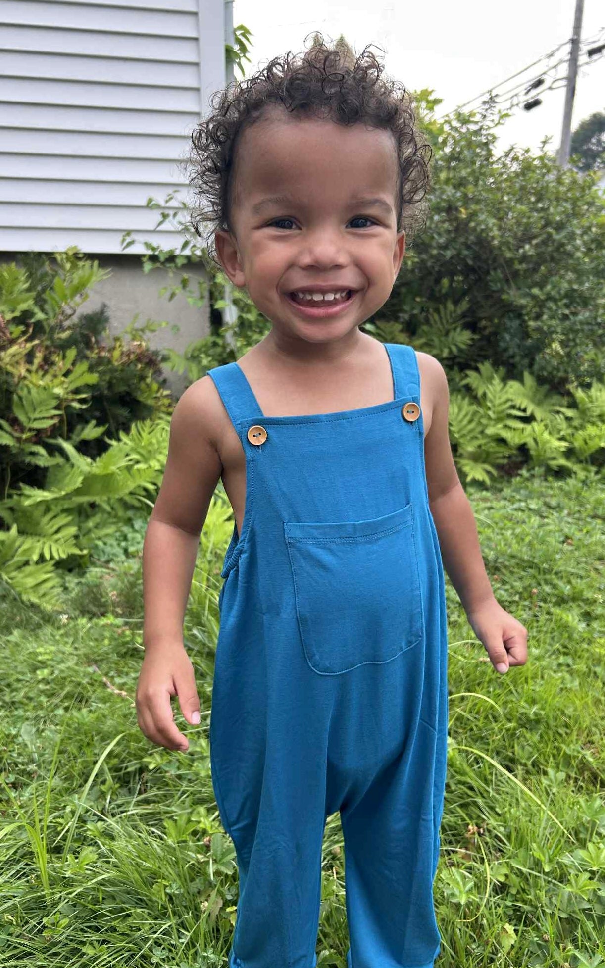 Solid Blue Overalls (overalls only)
