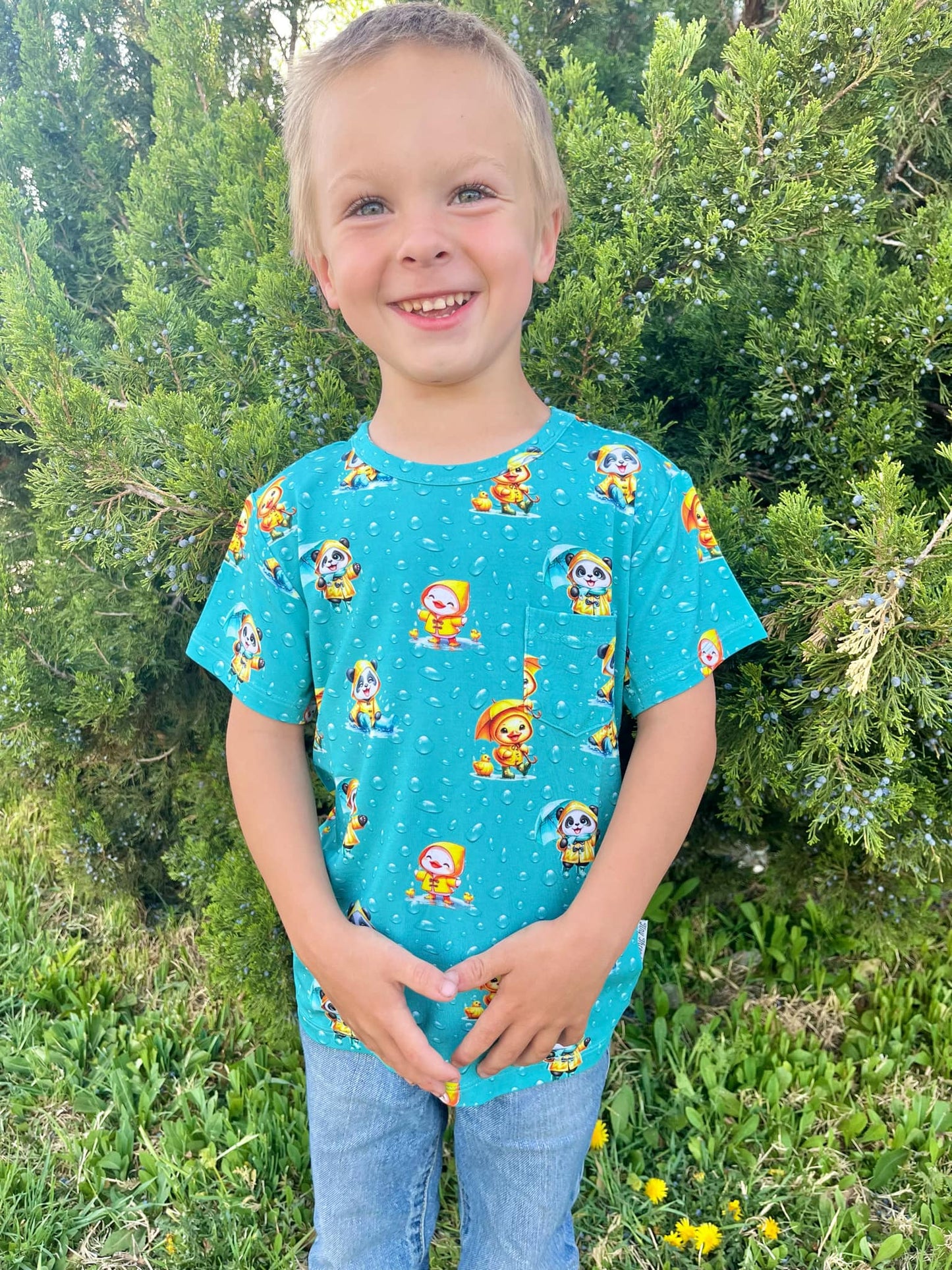 Spring Showers Pocket T-Shirt