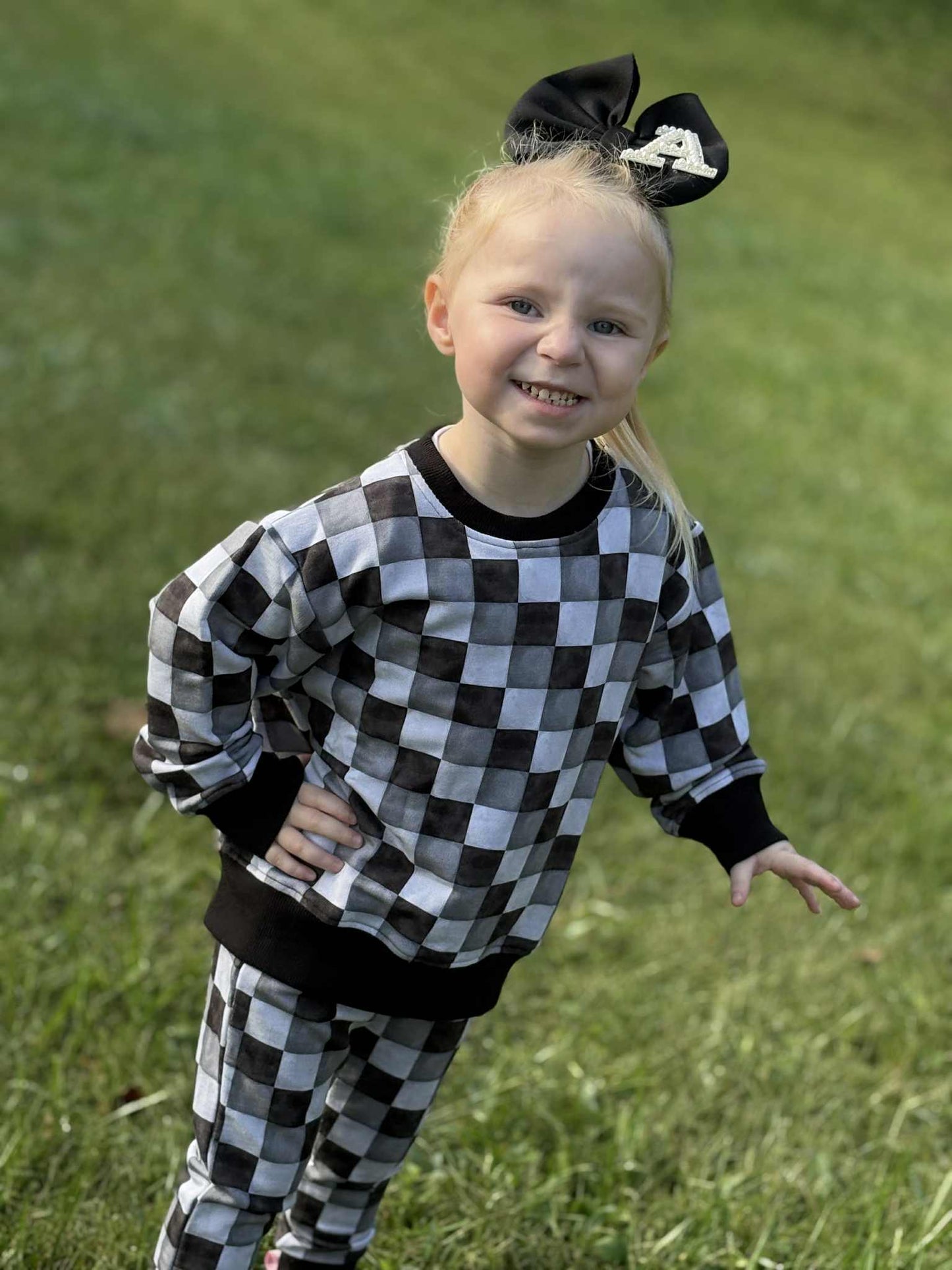 “Checkmate” Jogger Set