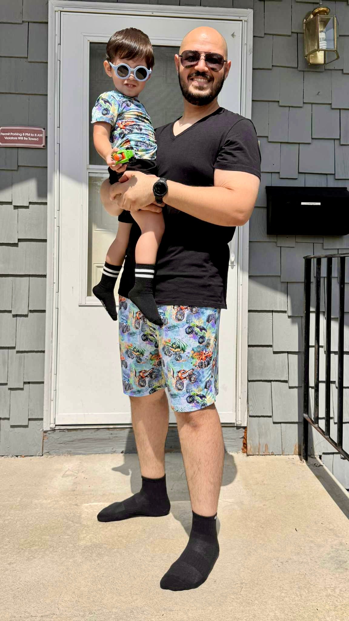 “Monster Truck Mayhem” Men’s Shorts