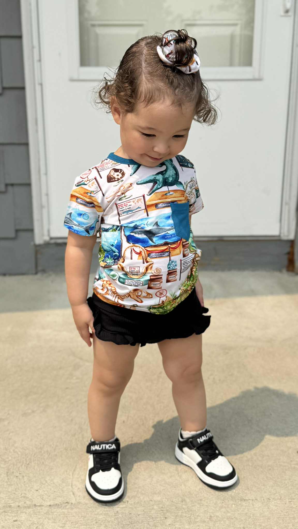“Dinos at the Museum” Pocket T-Shirt