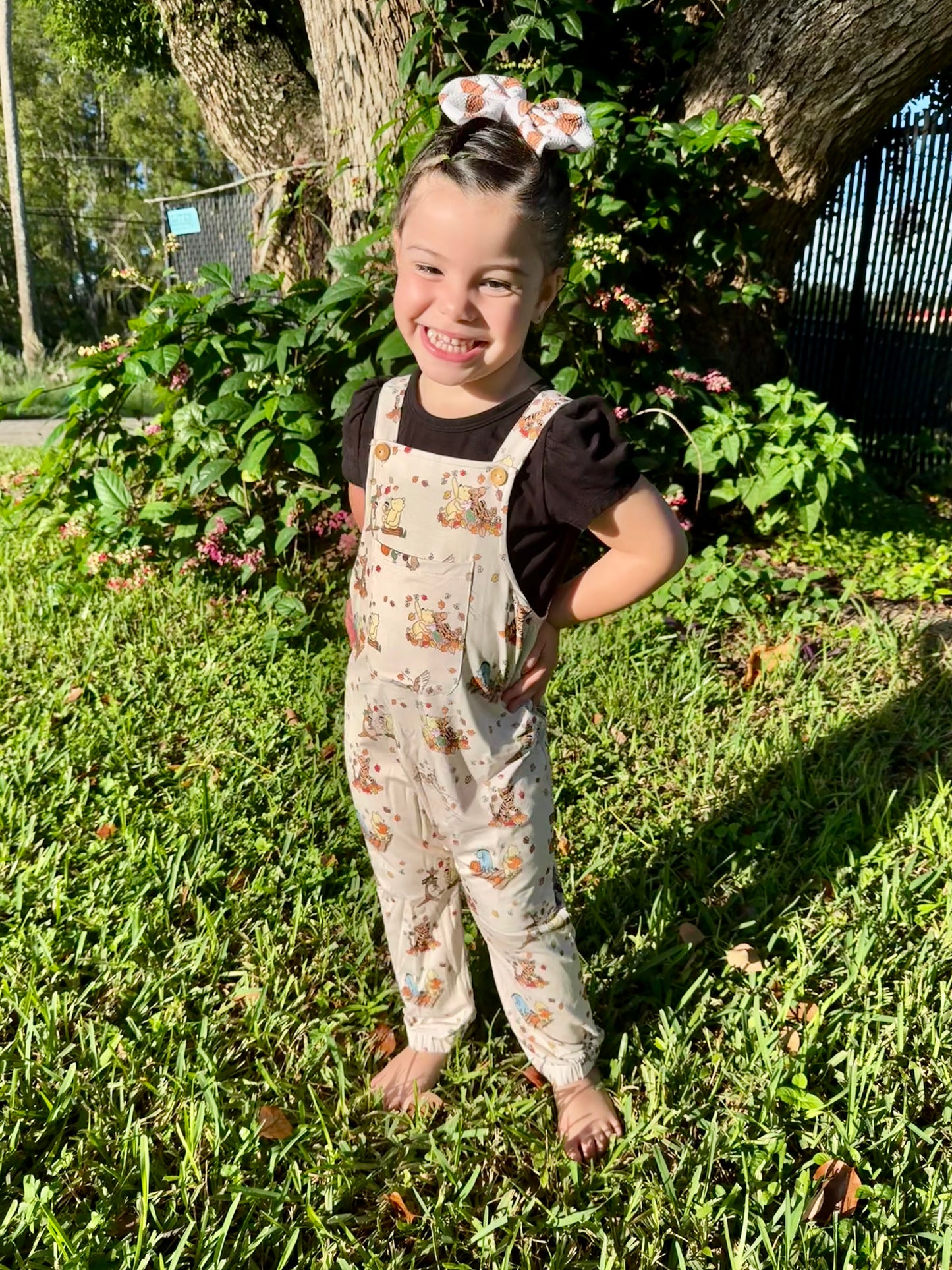 “Fallin’ for Pooh” Overalls (overalls only)