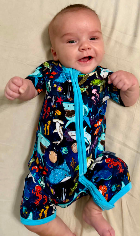 âBeyond The Reefâ Zippered Shorty