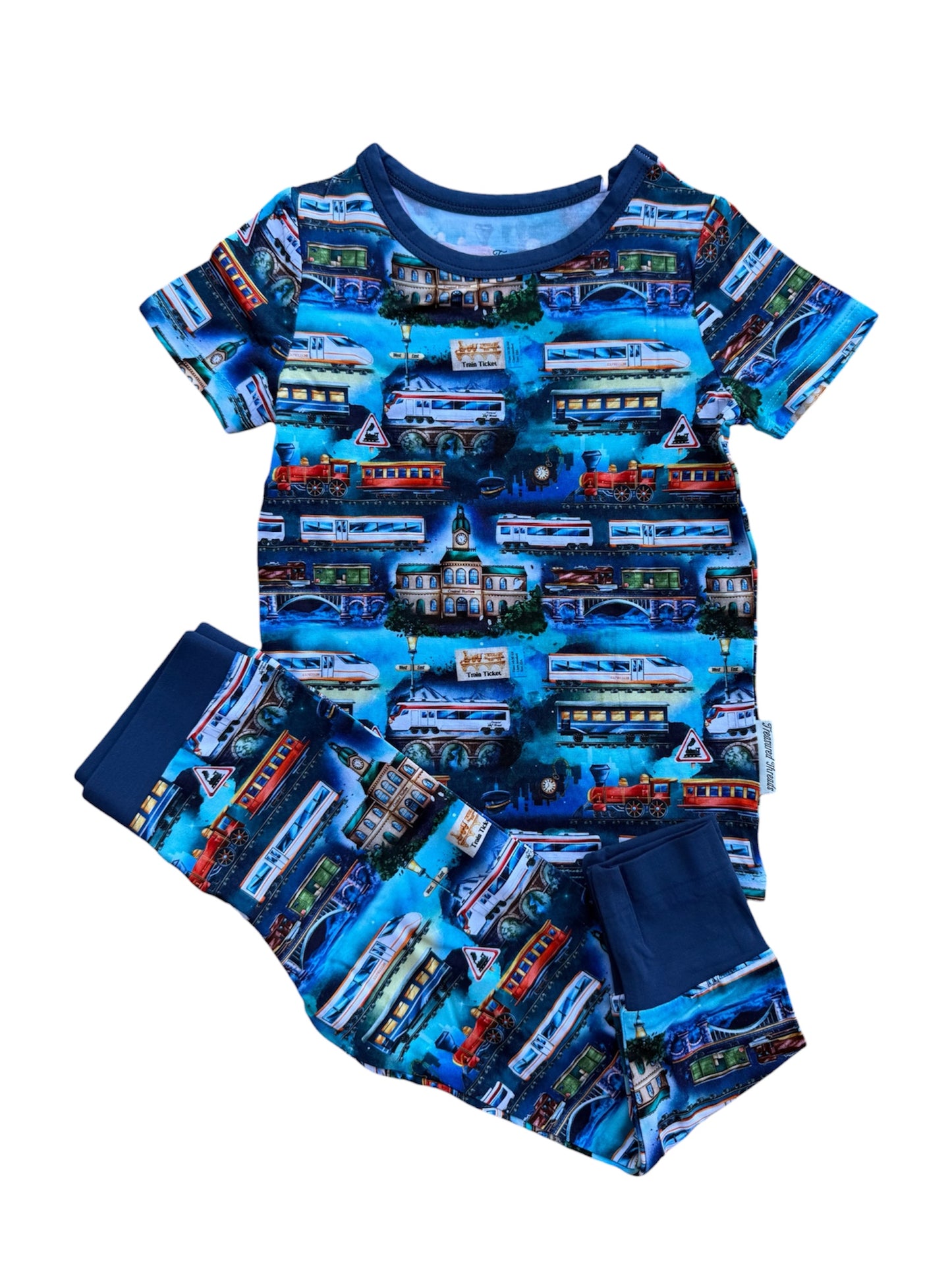“Traveling Treasures” Two-Piece Pajamas