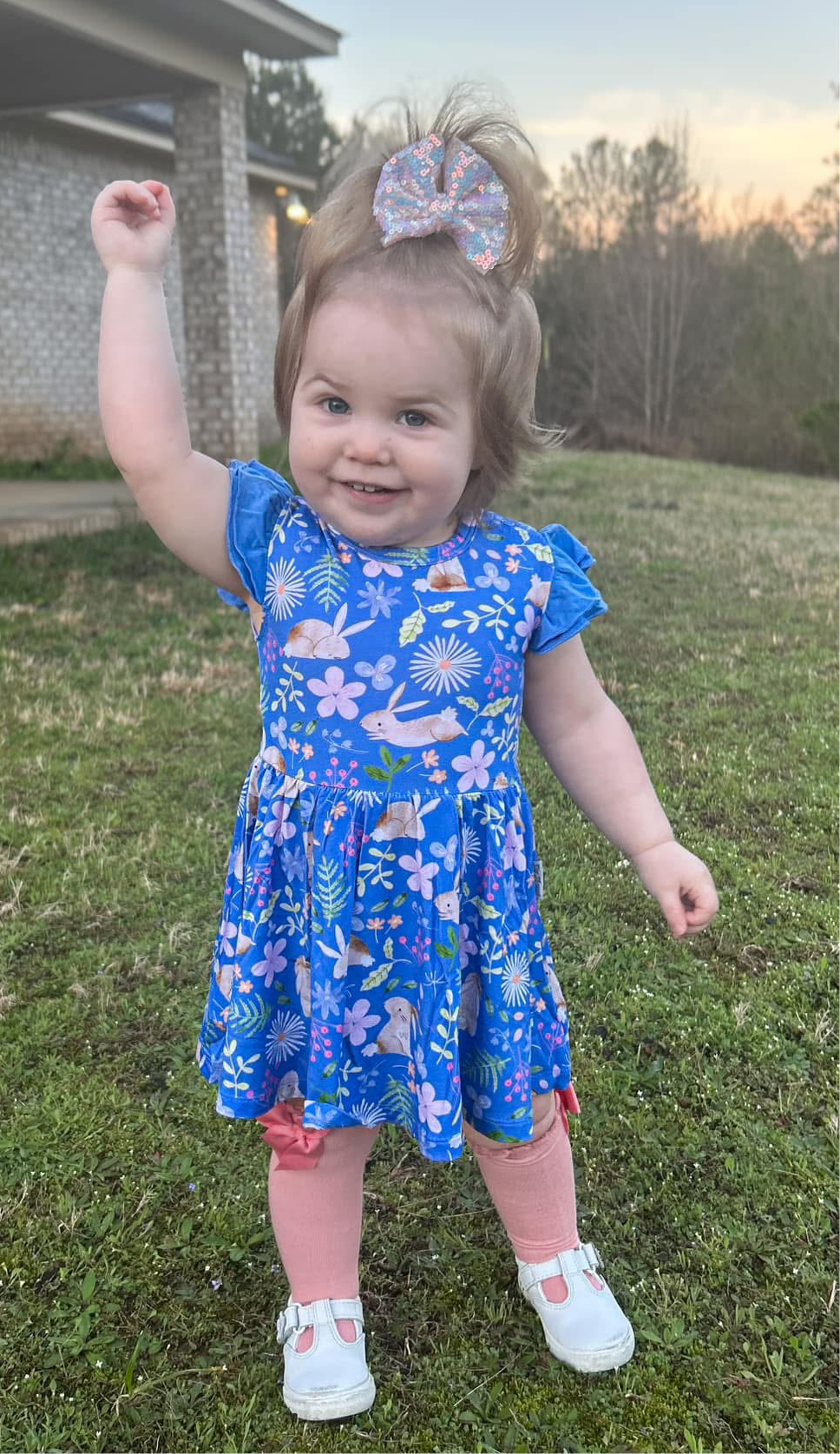 Spring Bunnies Bodysuit Twirl