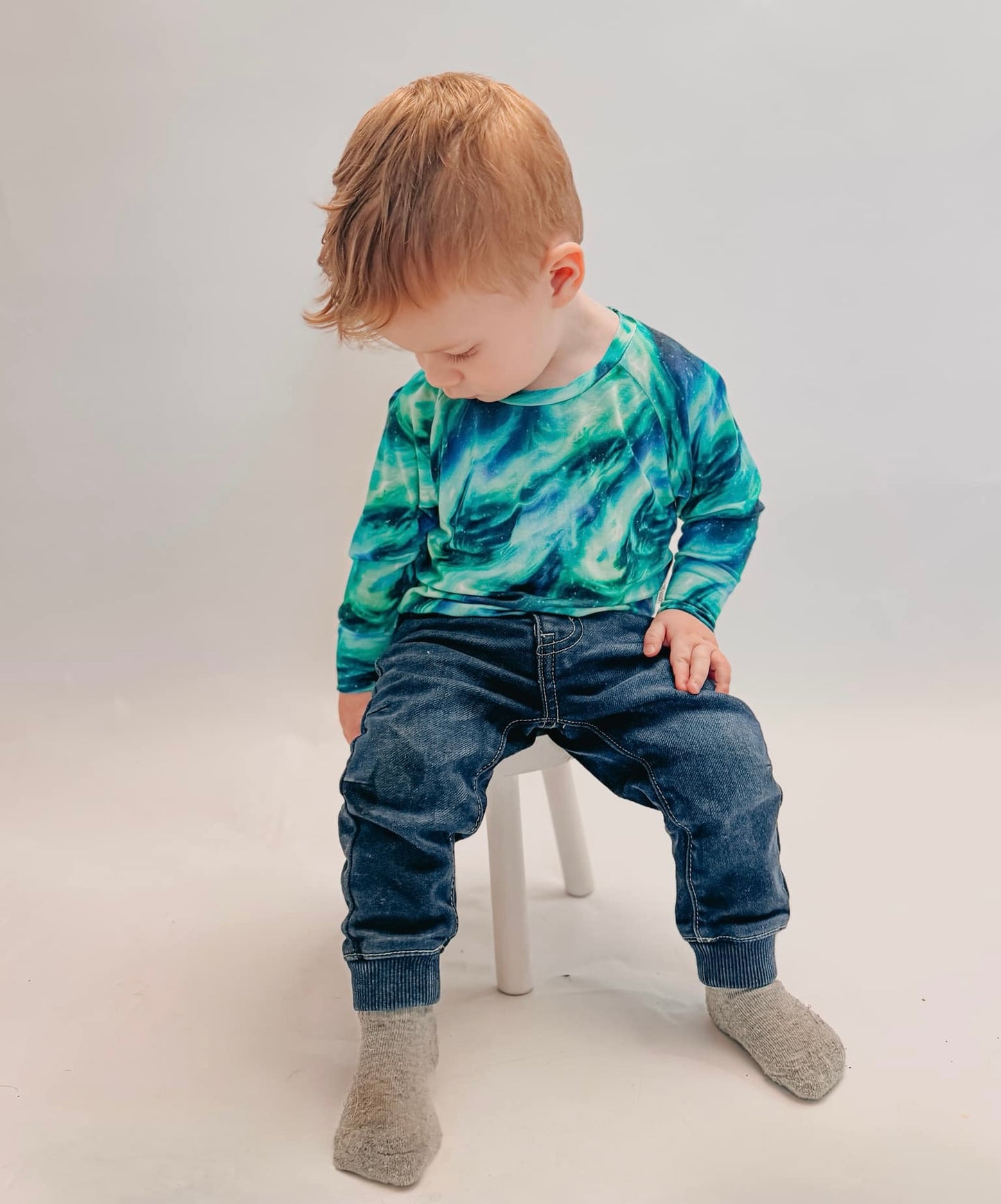 Aurora Borealis Crewneck Sweater