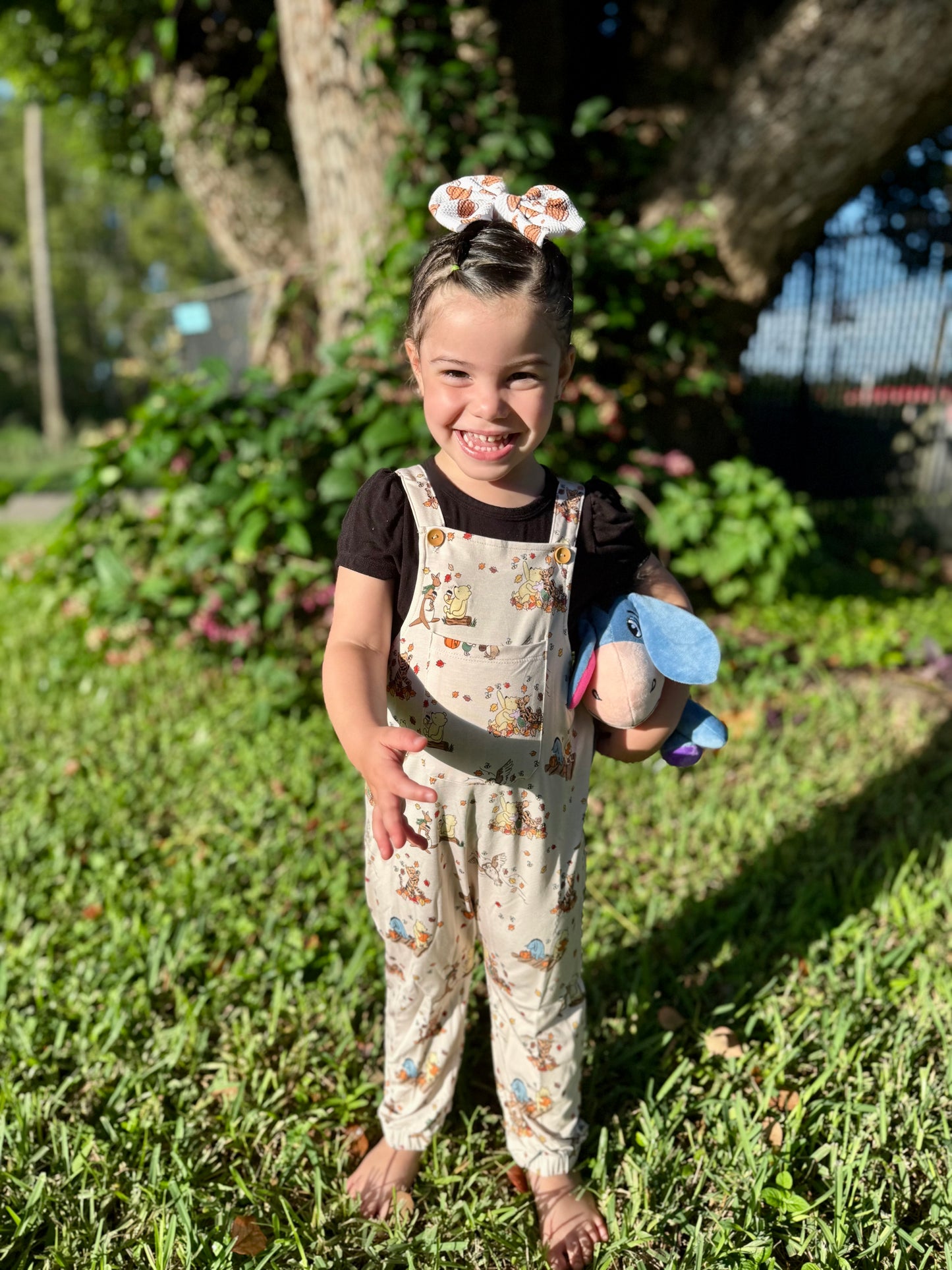 “Fallin’ for Pooh” Overalls (overalls only)