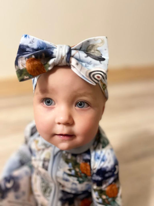 “Tiny but Brave” Bow Headband