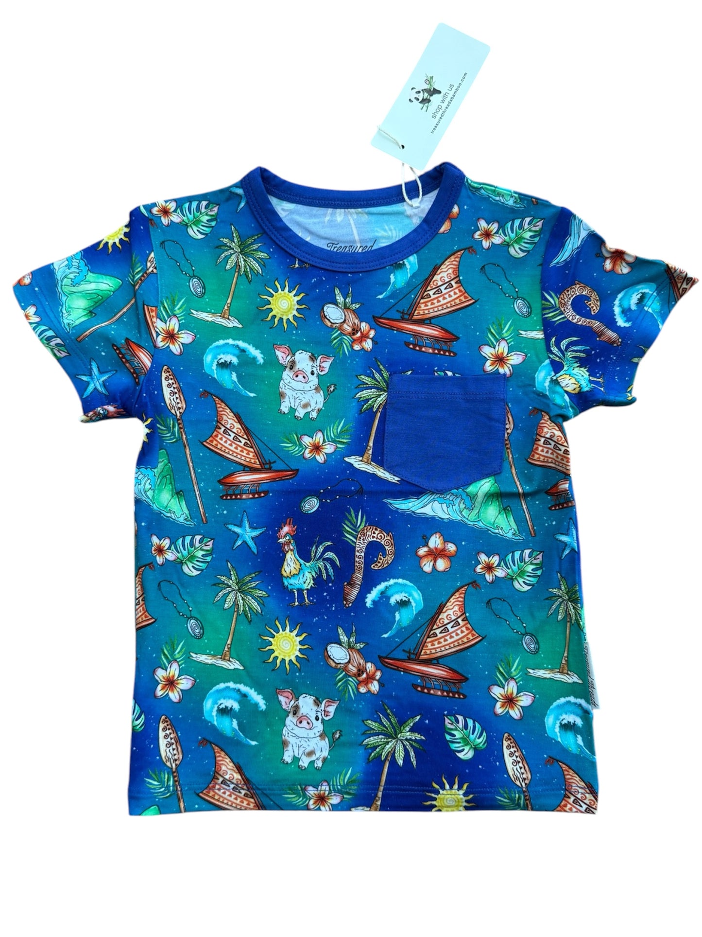 “Oceans Calling” Pocket T-Shirt