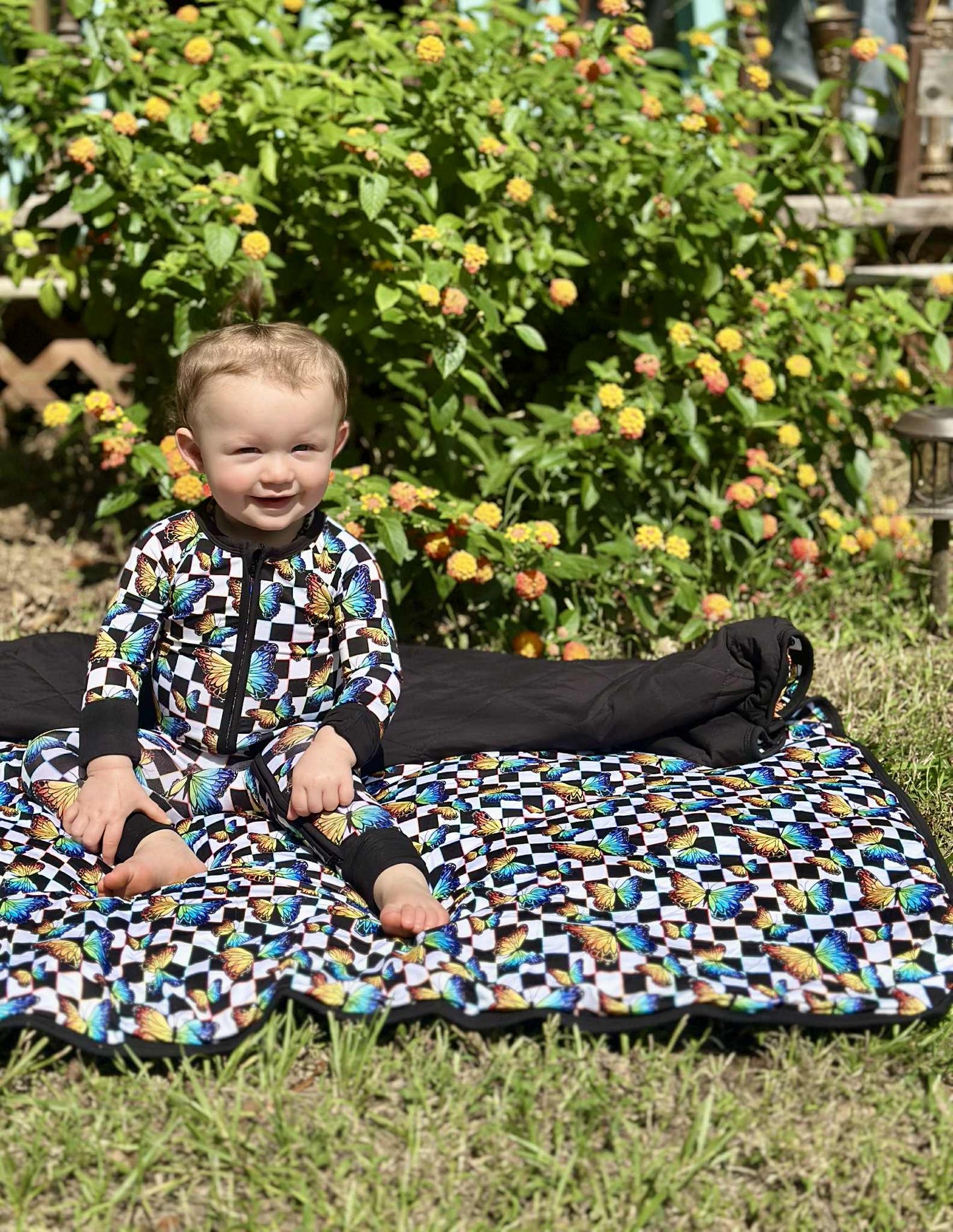 “The Clark Spark ~ Wired for Wonder” Quilted Blanket