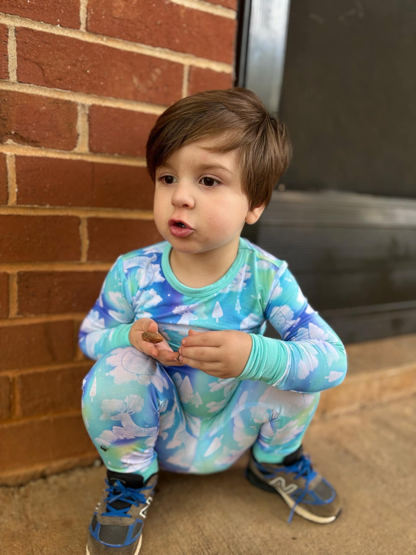 “Cloudland Forest Friends” Two-Piece Pajamas