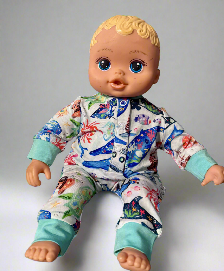 Tiny Sea Treasures Doll Romper