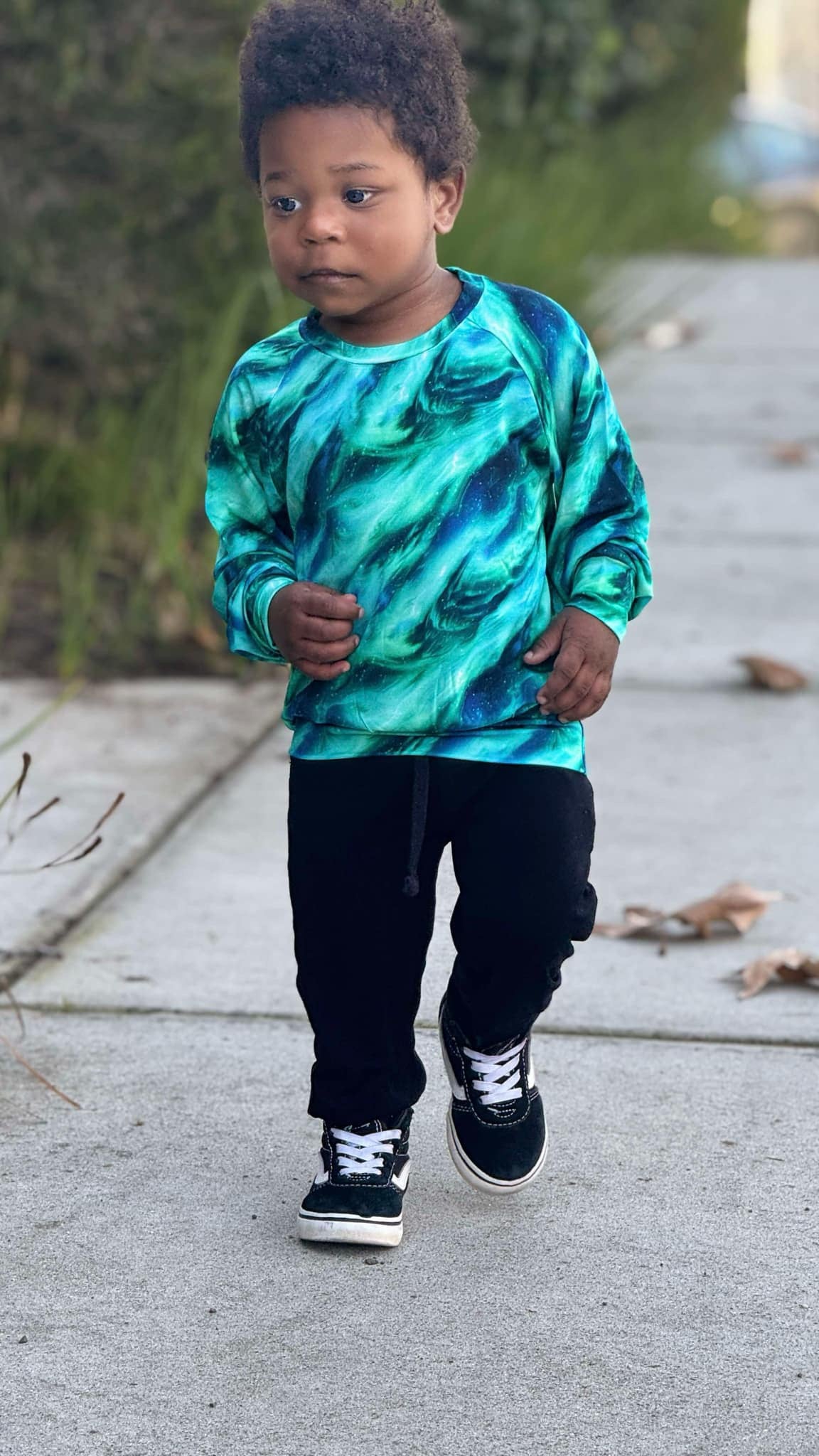 Aurora Borealis Crewneck Sweater