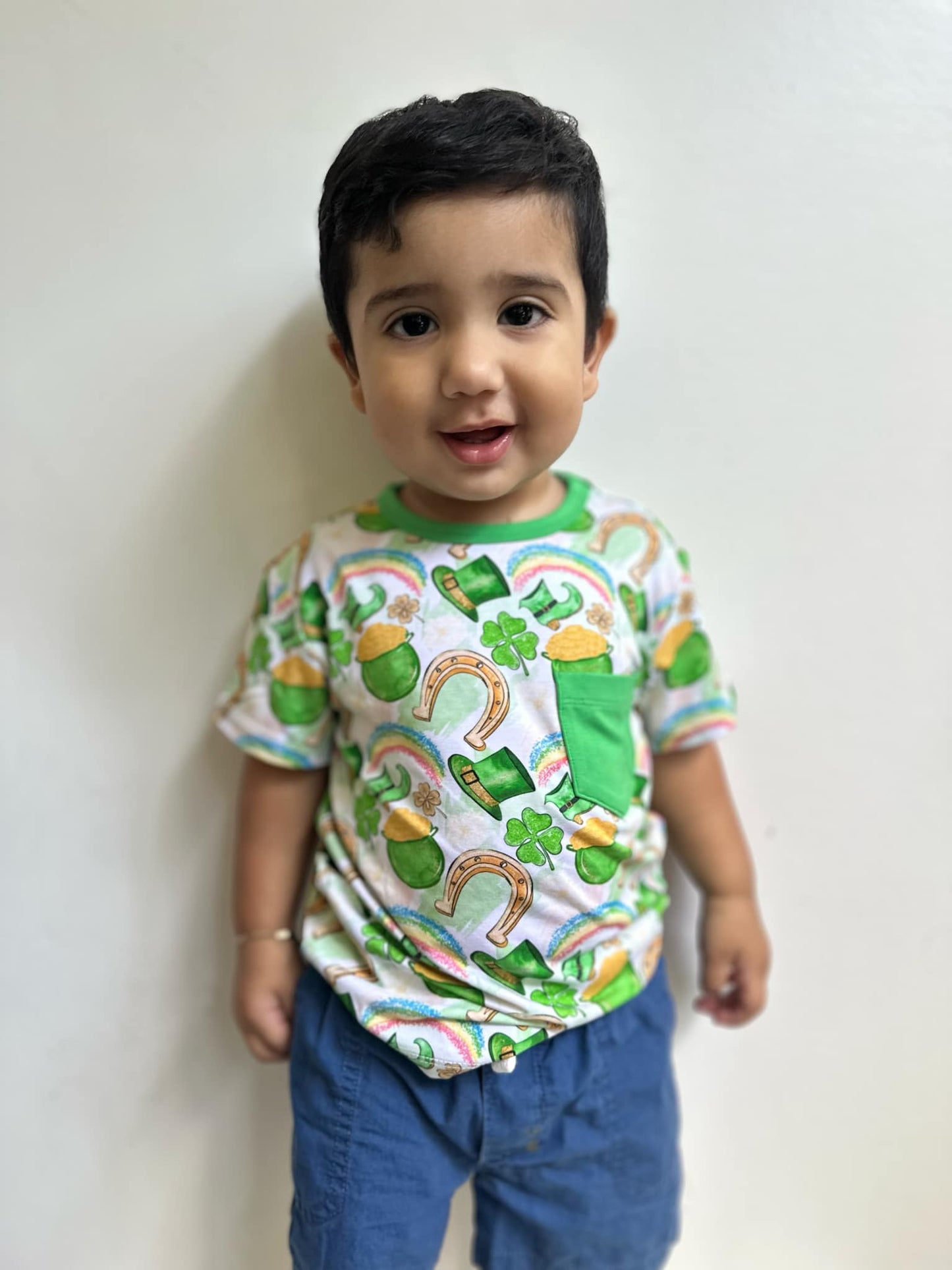 Clover the Rainbow Pocket T-Shirt
