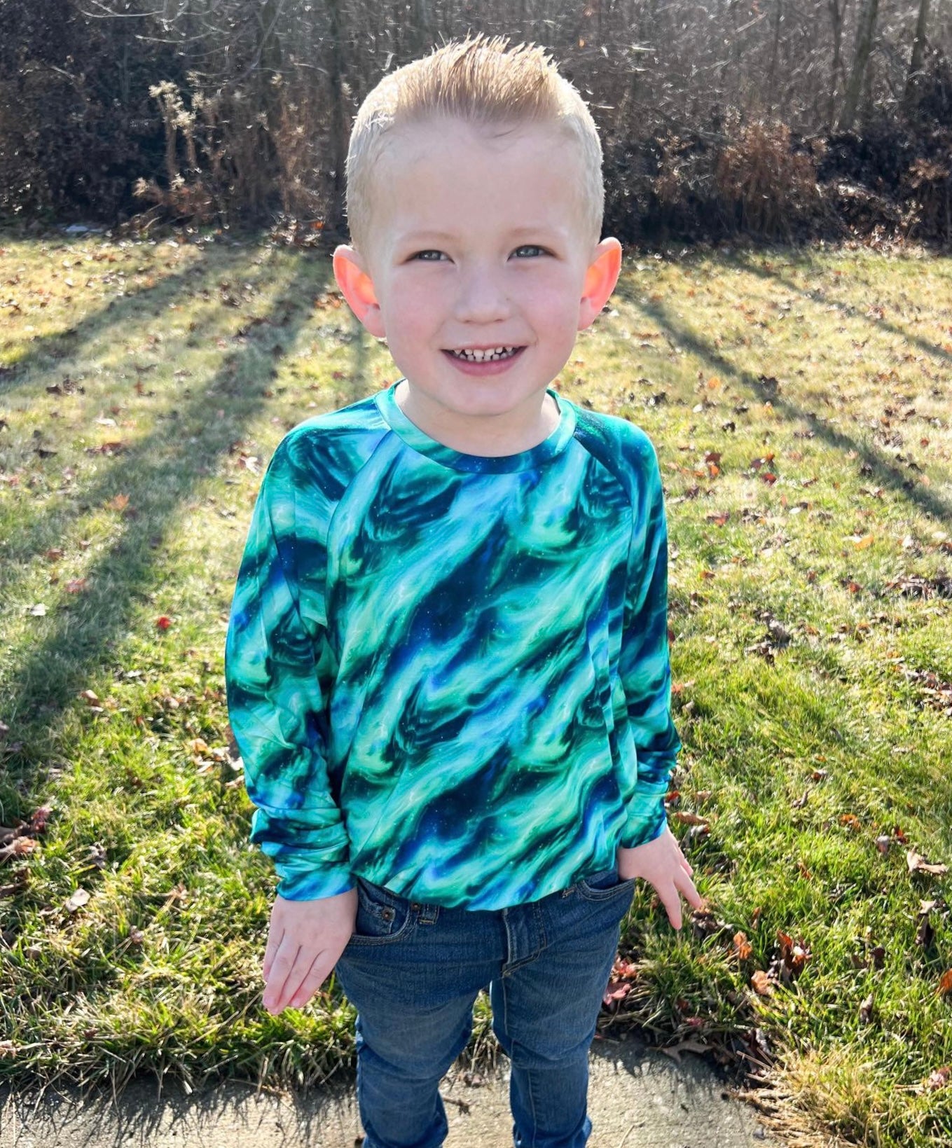Aurora Borealis Crewneck Sweater