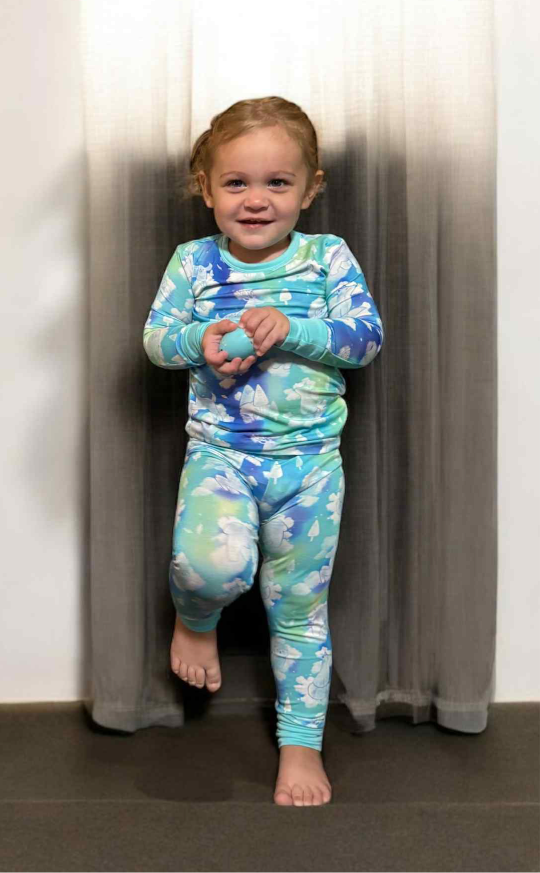 “Cloudland Forest Friends” Two-Piece Pajamas