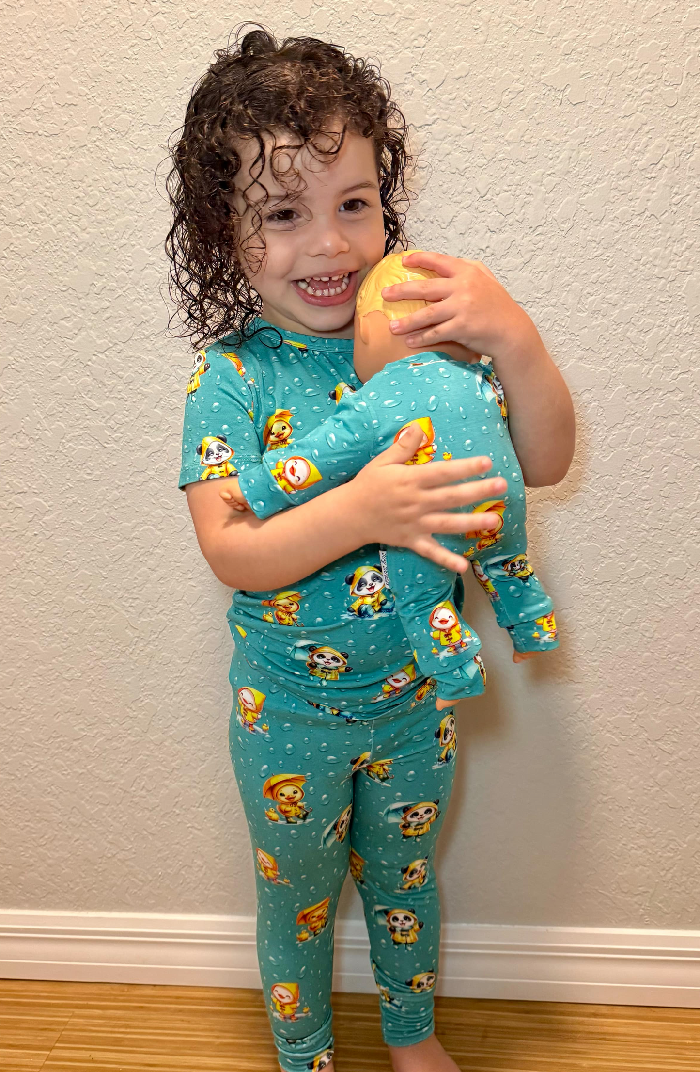 Spring Showers Doll Romper
