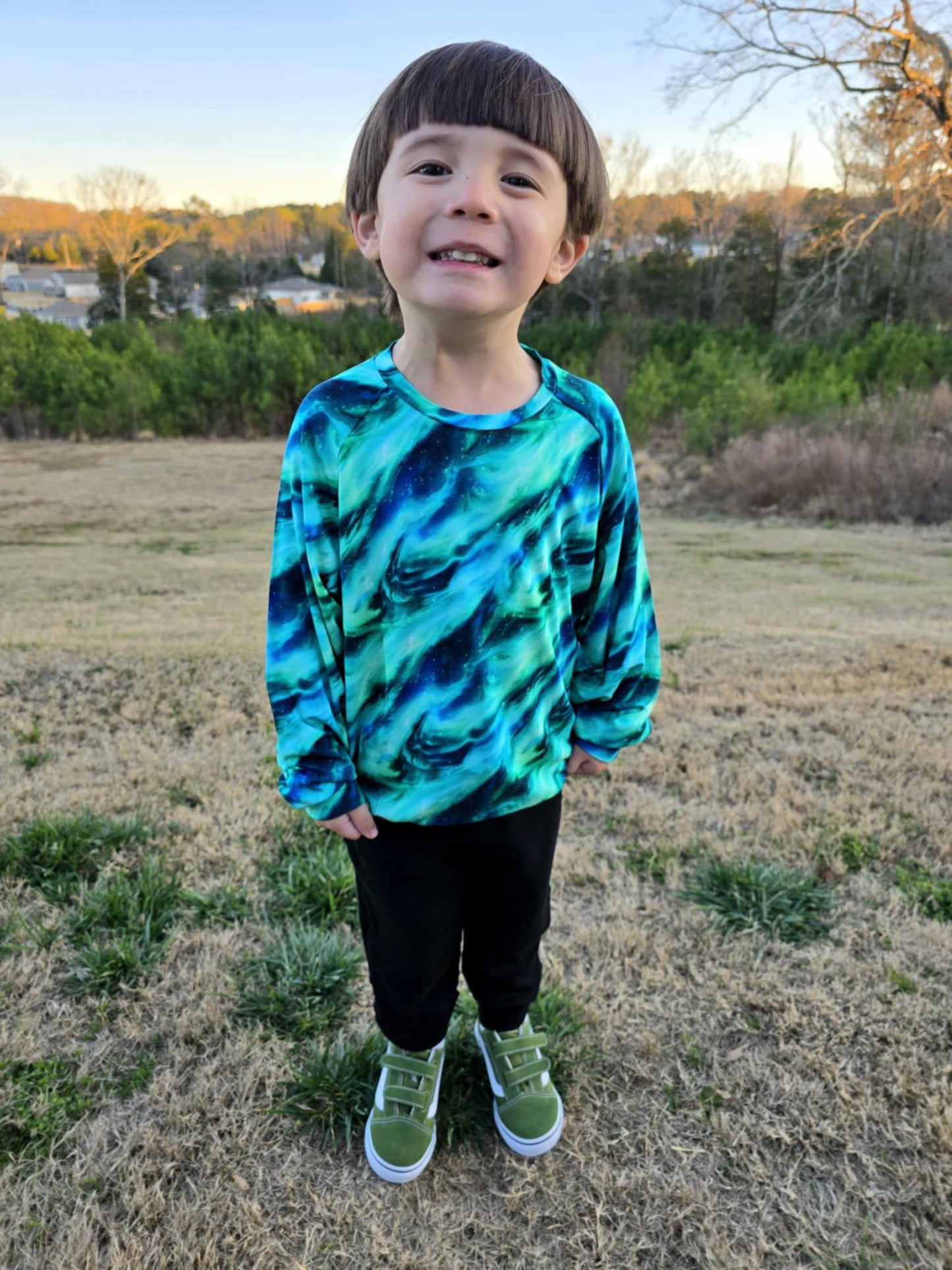 Aurora Borealis Crewneck Sweater