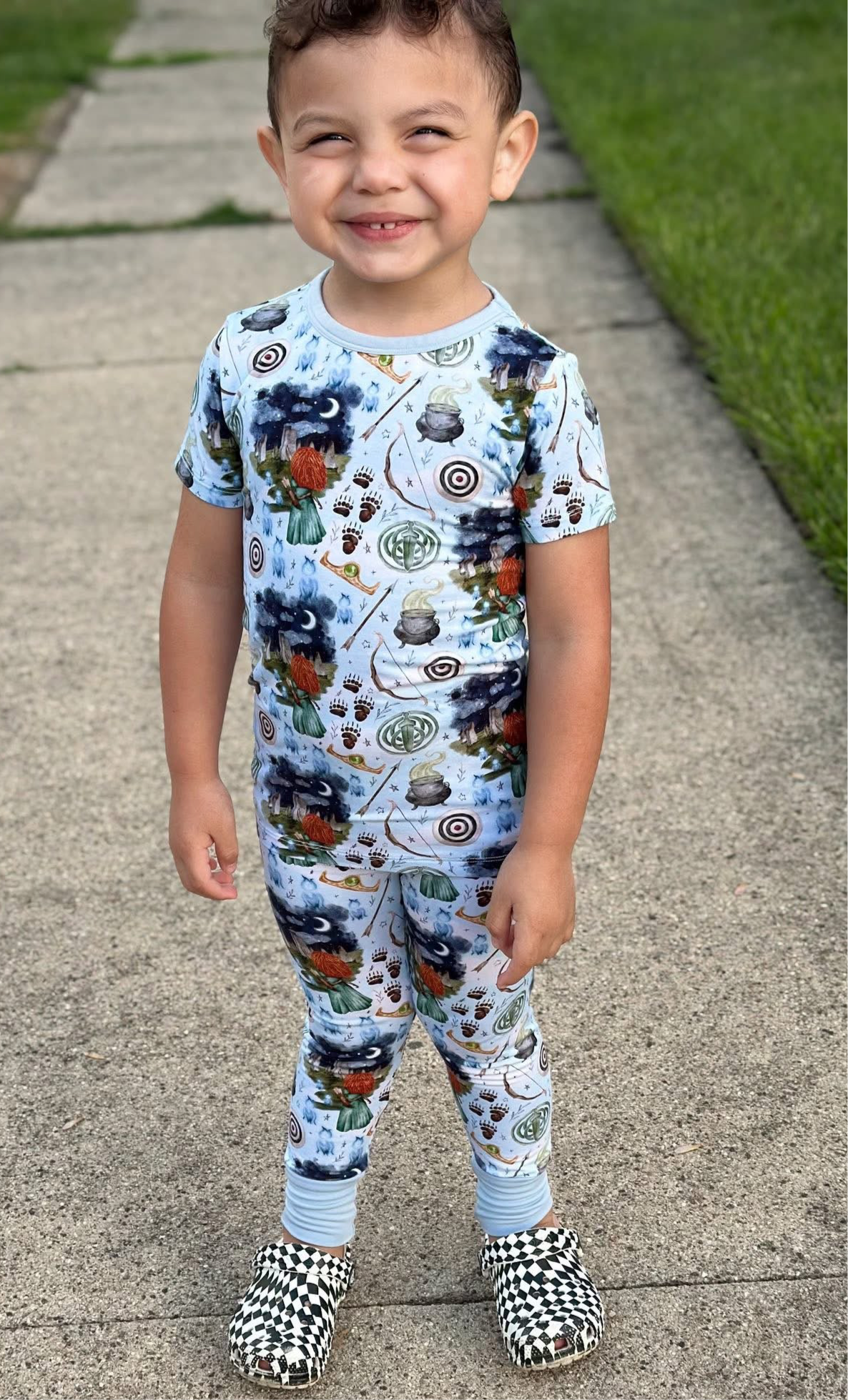 “Tiny but Brave” Two-Piece Pajamas