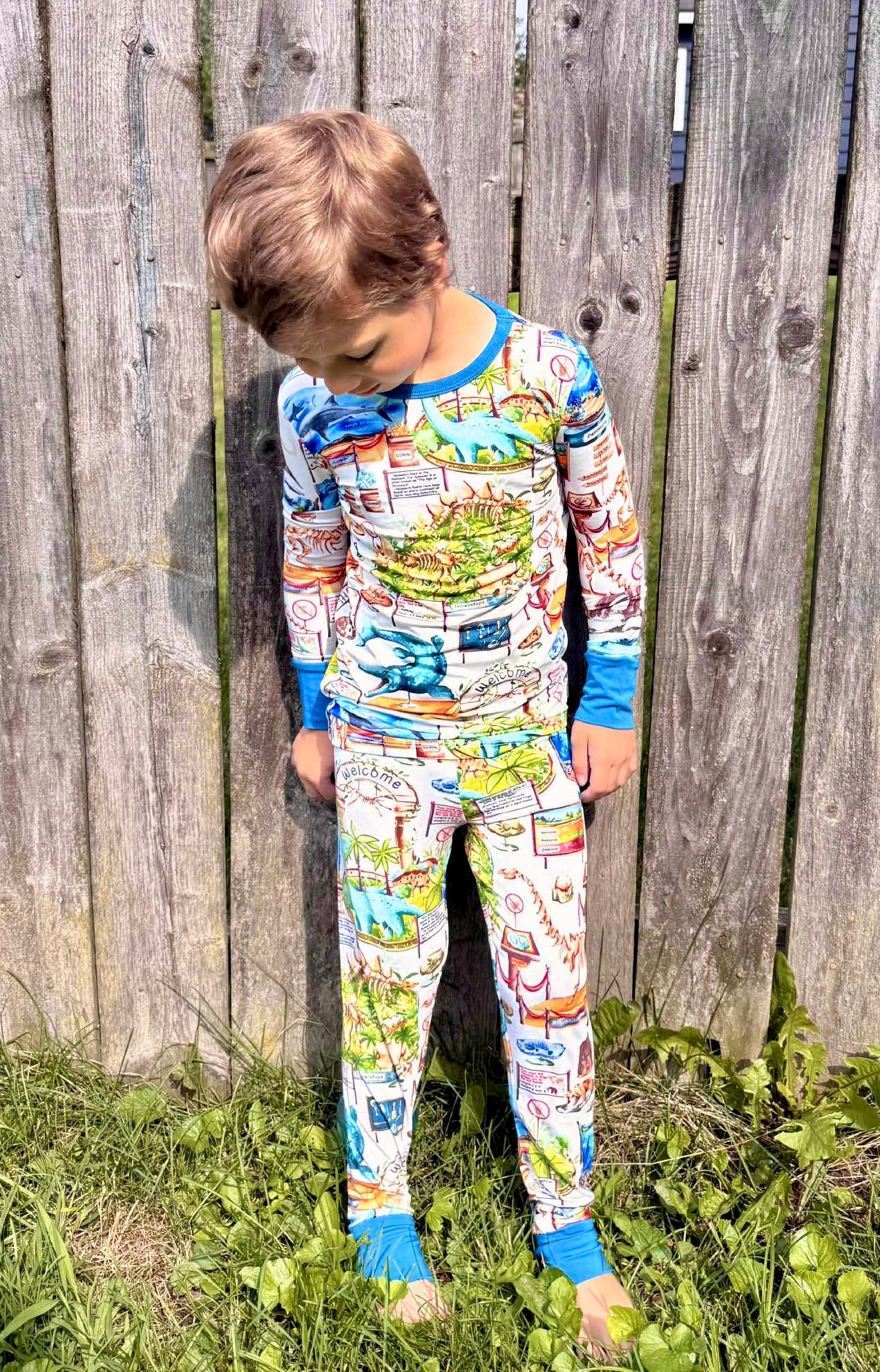 “Dinos at the Museum” Two-Piece Pajamas